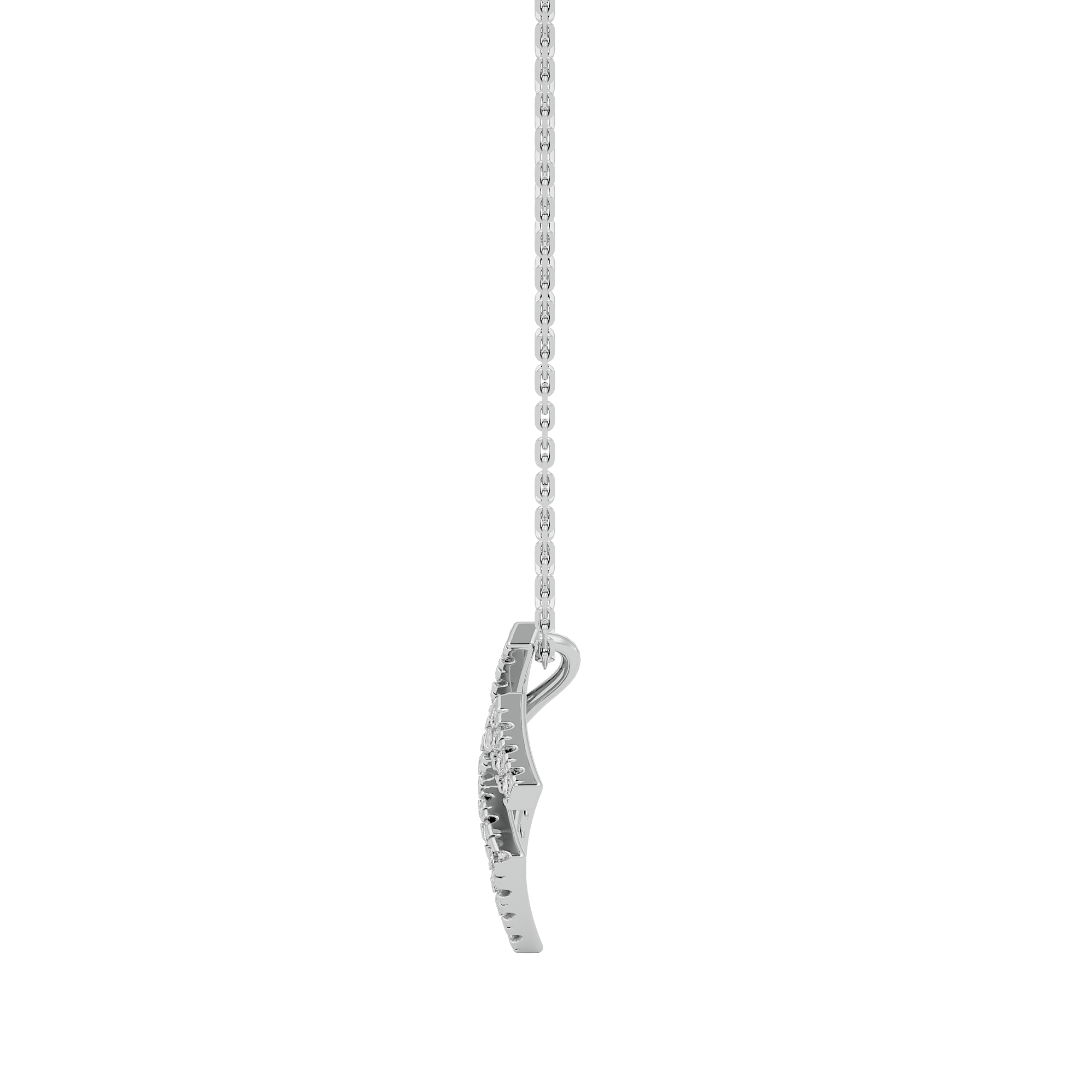 Swastik Lab Grown Diamond Pendant