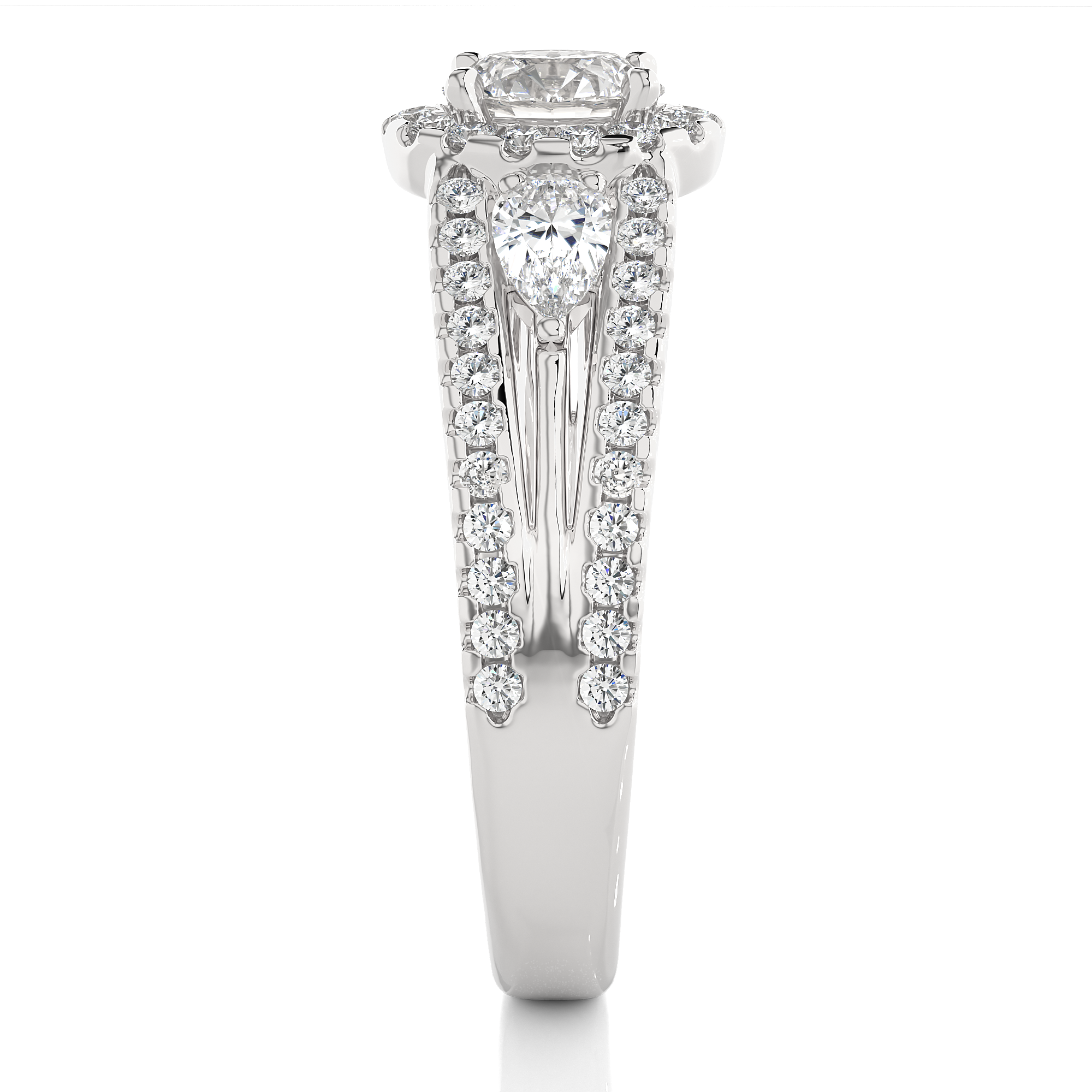 Blush Blossom Solitaire Lab Grown Diamond Ring