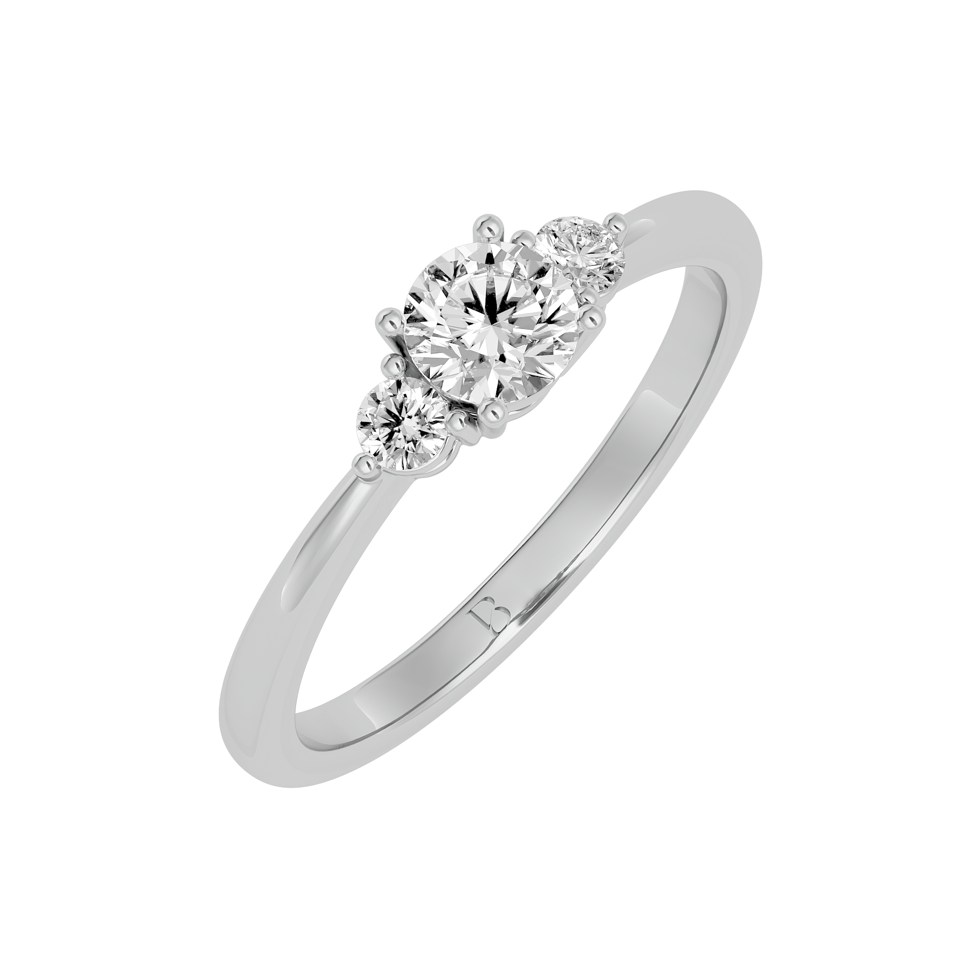 Beloved Promise Lab Grown Solitaire Ring Tilt Look