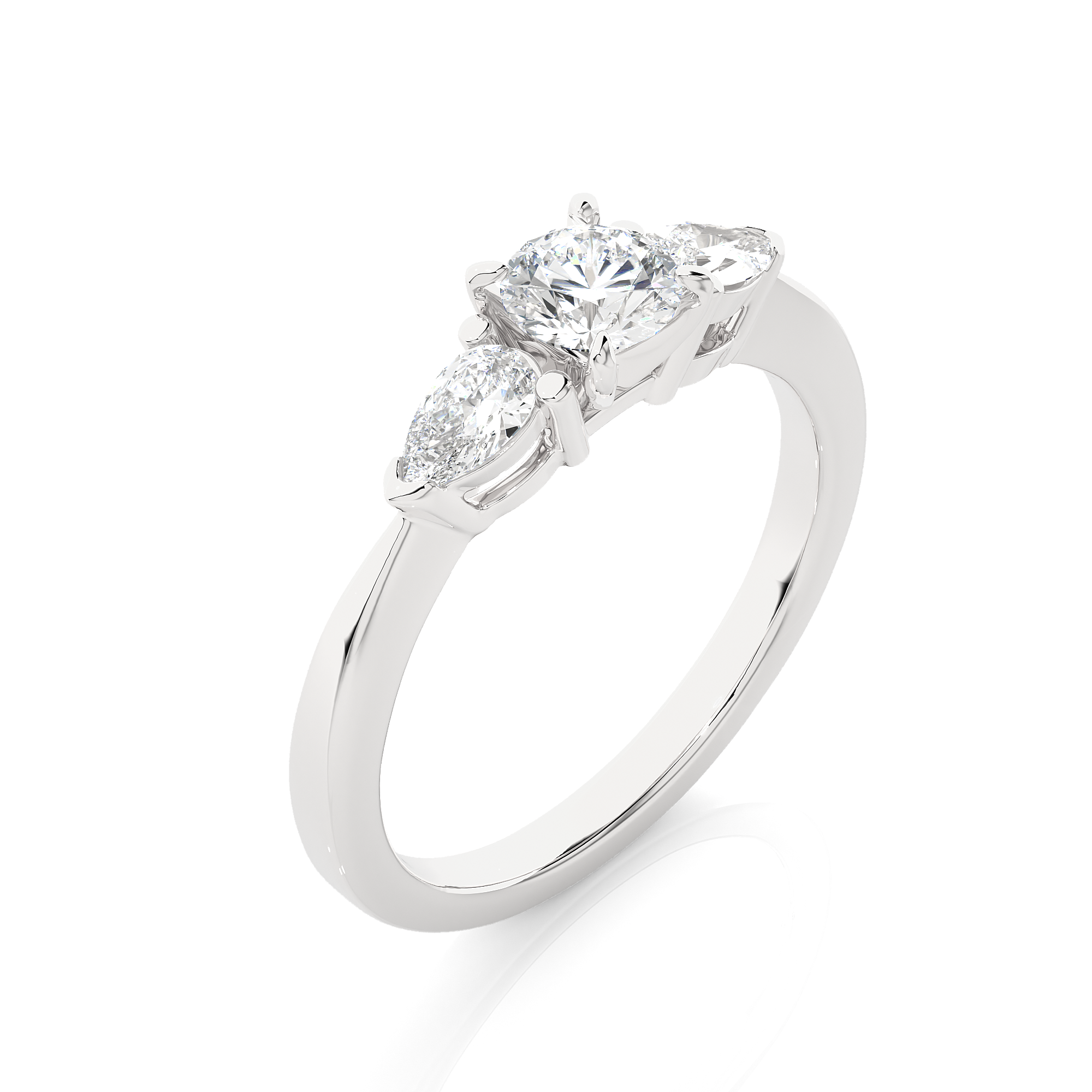 FlorIta Solitaire Lab Grown Diamond Ring