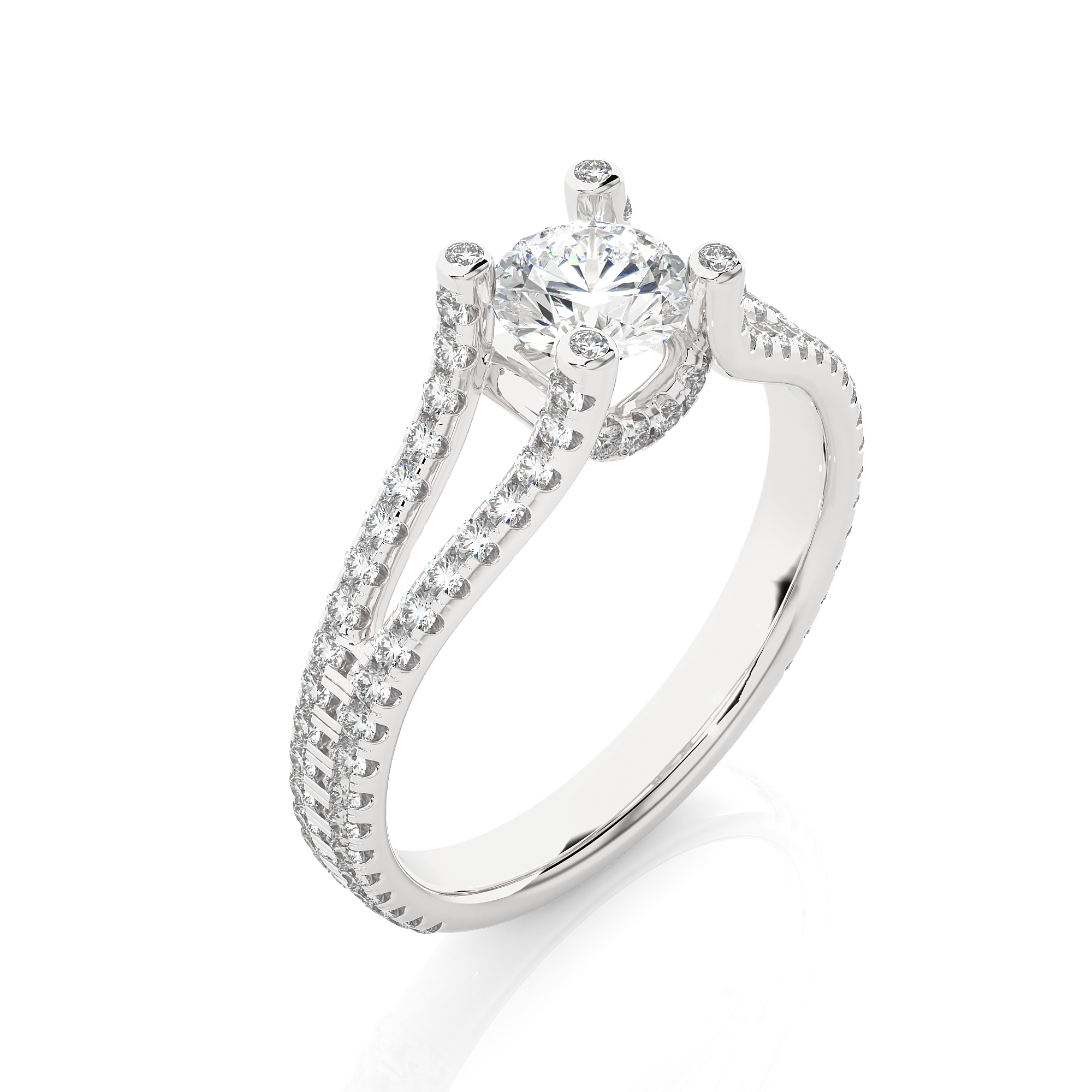 Riversong Solitaire Lab Grown Diamond Ring