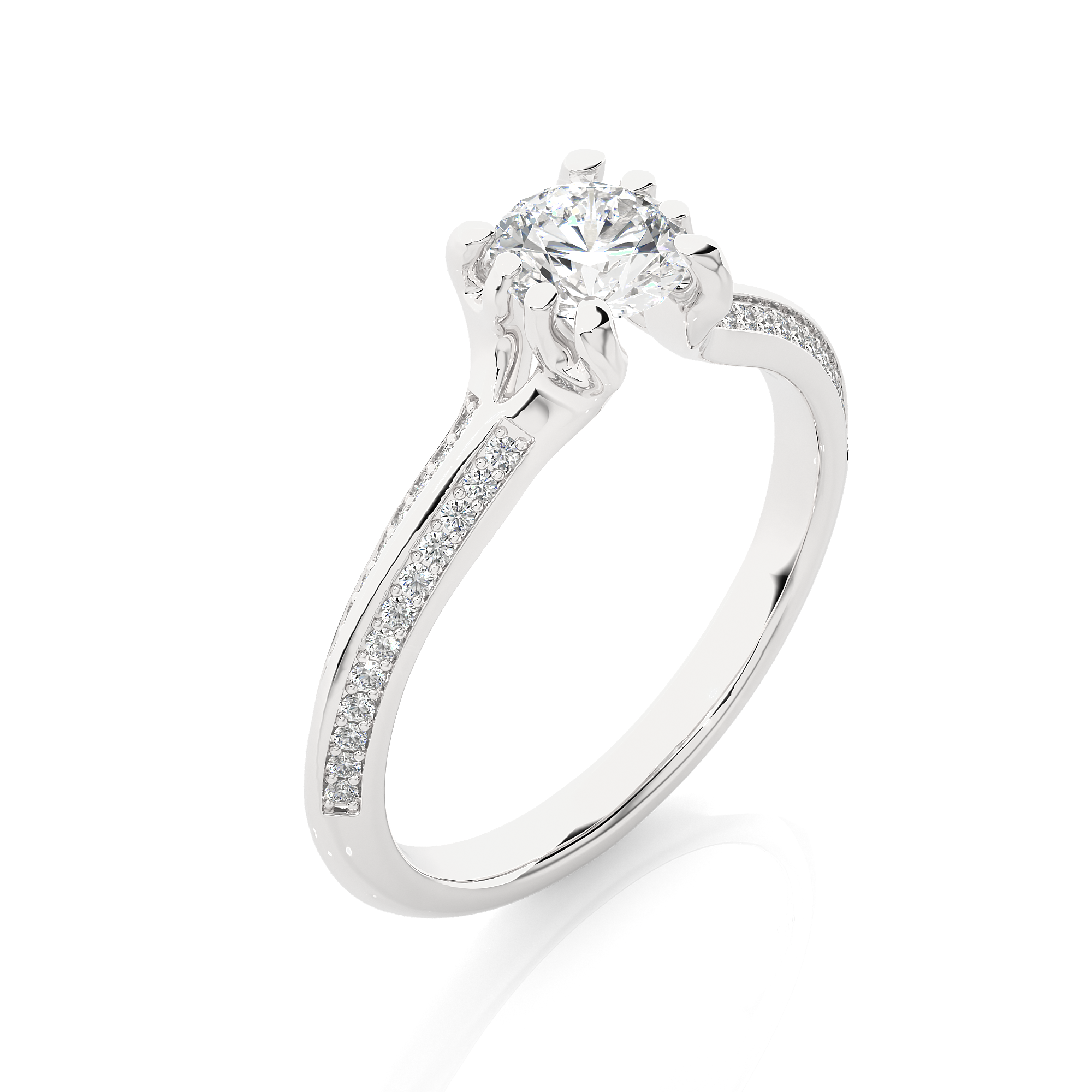 Blitzen Solitaire Lab Grown Diamond Ring