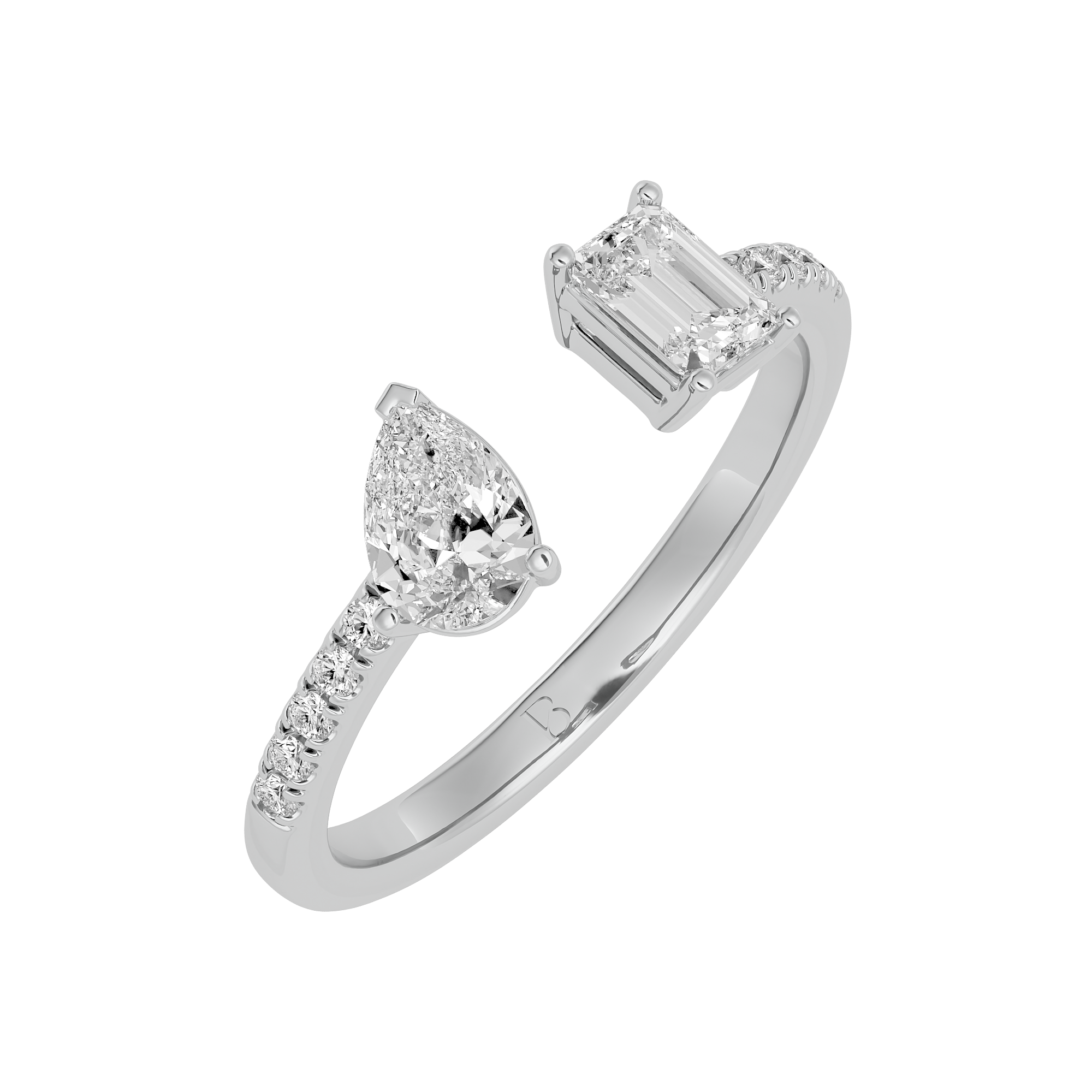 White Gold Charisma Solitaire Lab Grown Diamond Ring
