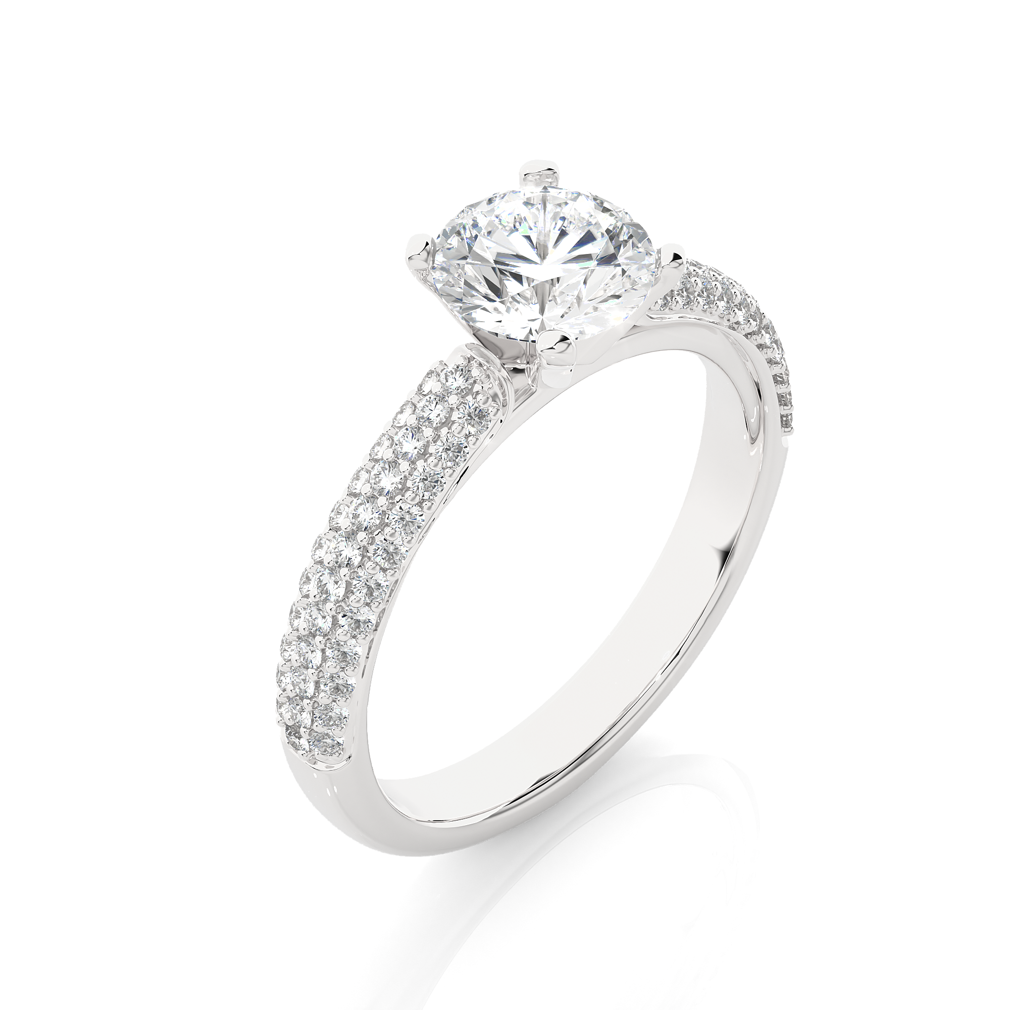 Zephyr Solitaire Lab Grown Diamond Ring
