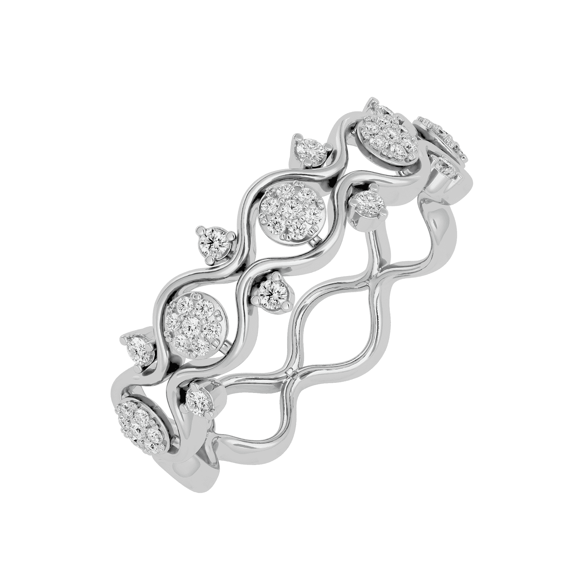 0.27 Carat Diamond Ring in White Gold - Blu Diamonds