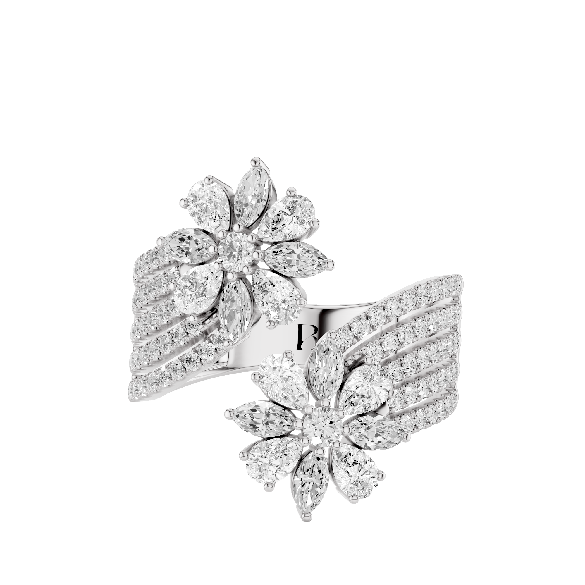 The Aurevine Mosaic Diamond Ring