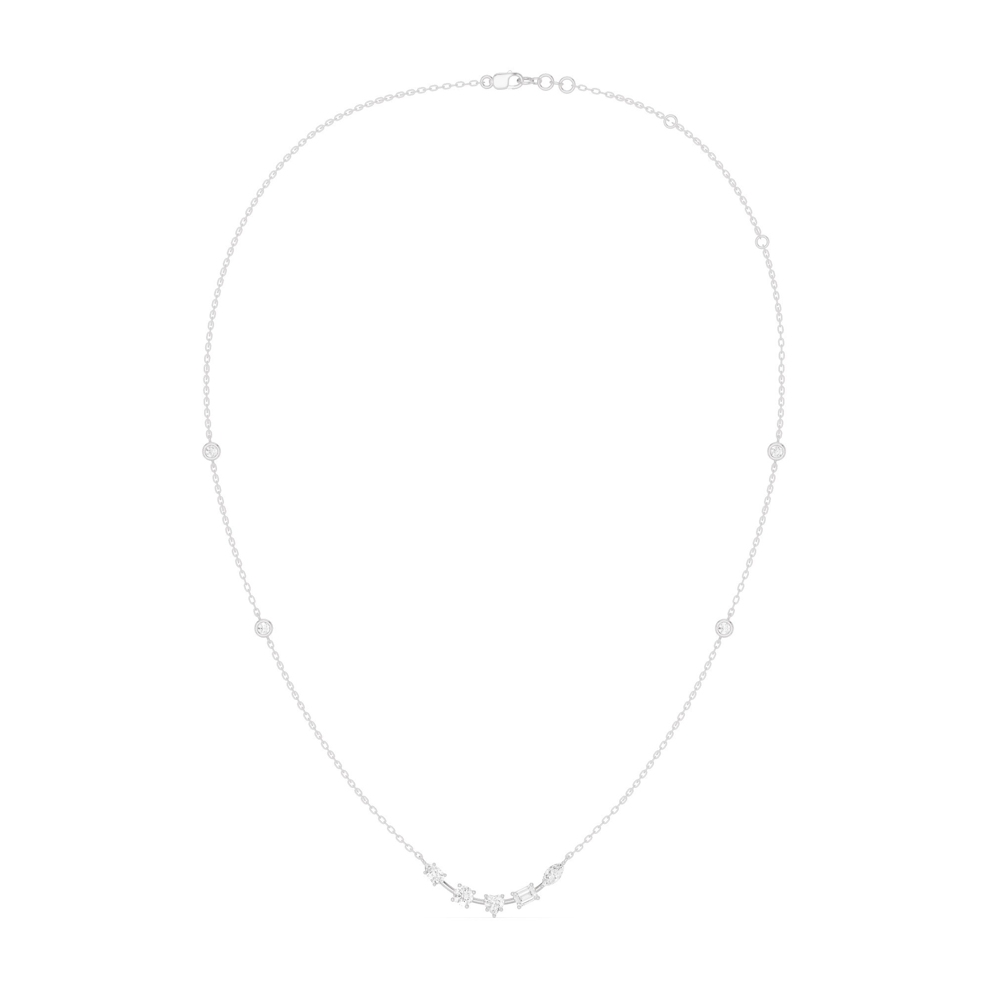 The Asterielle Mosaic Diamond Necklace