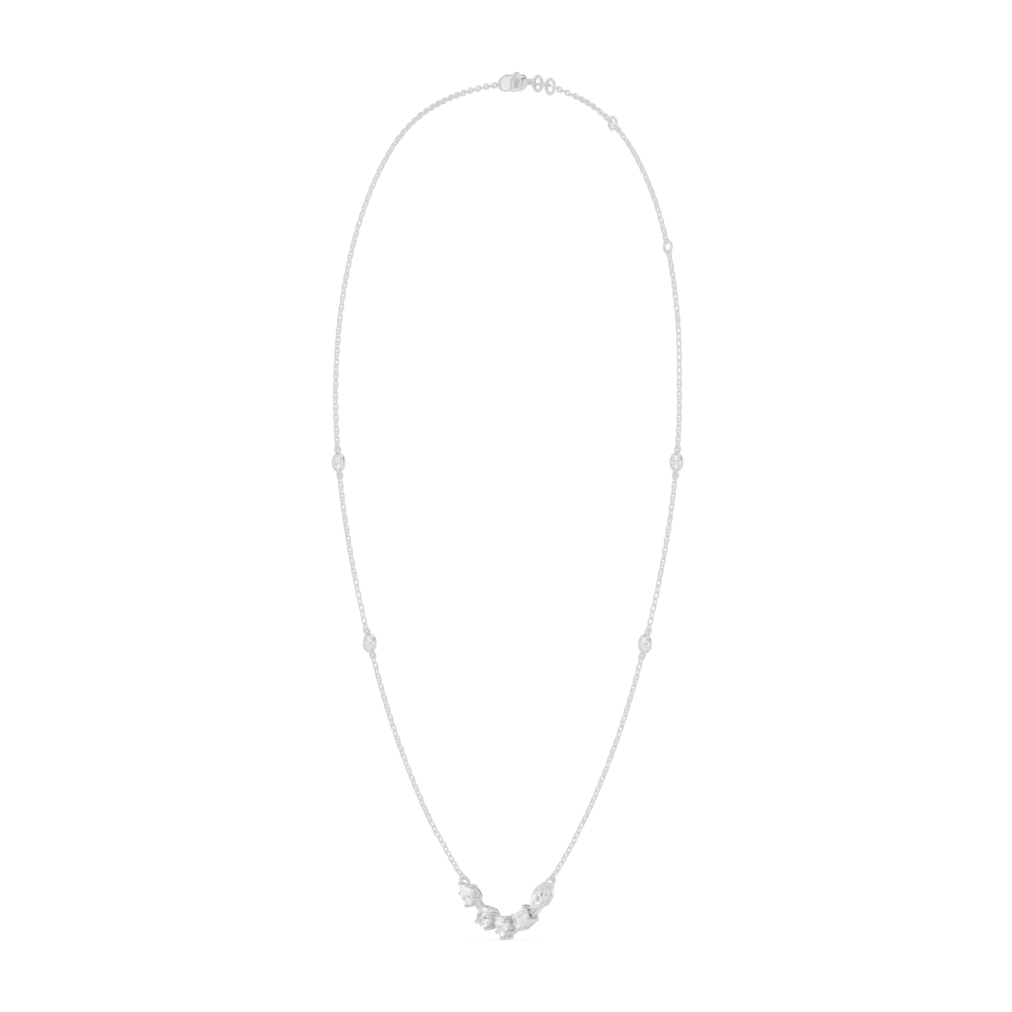 The Asterielle Mosaic Diamond Necklace