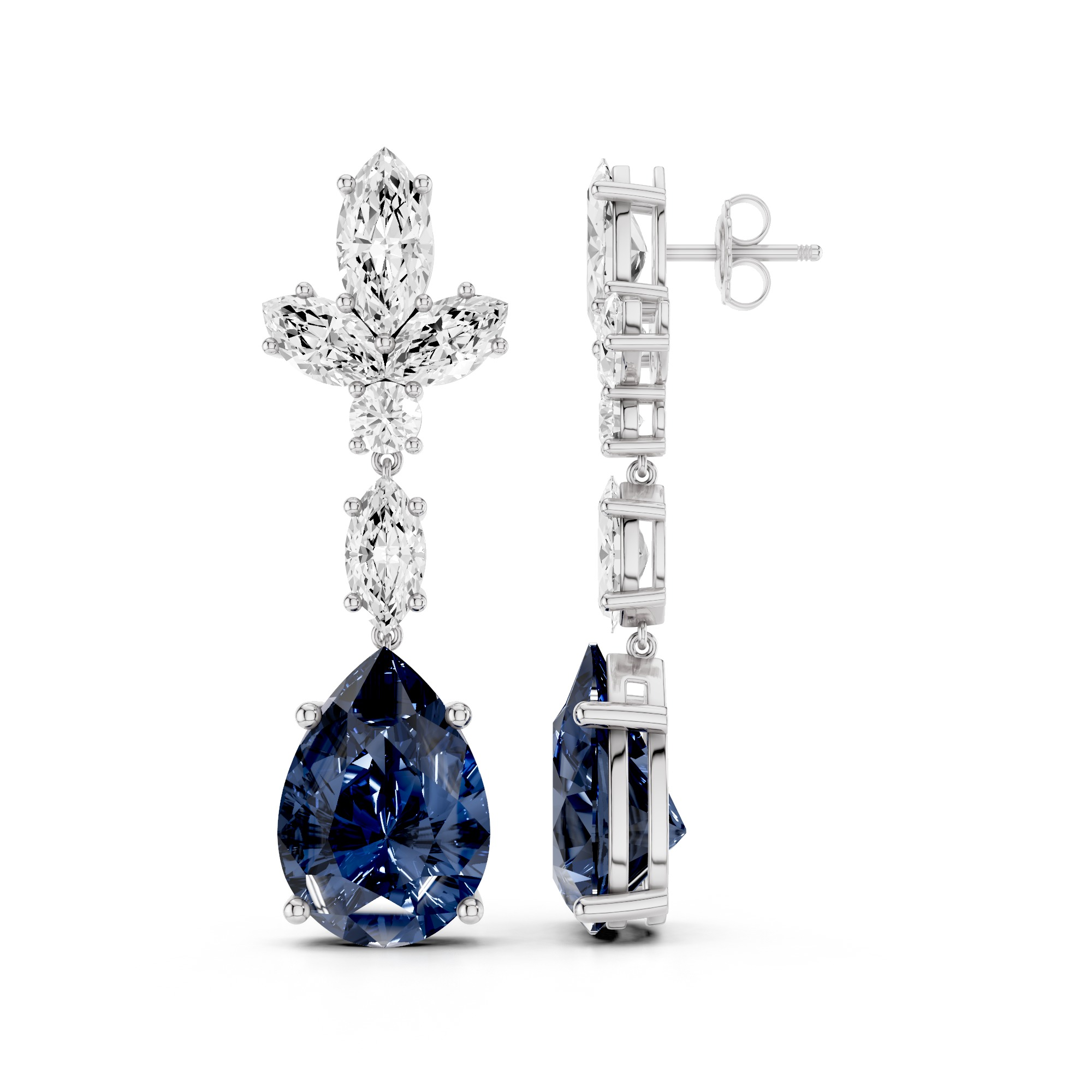 The Marquise Étoile Lab Grown Diamond Earrings