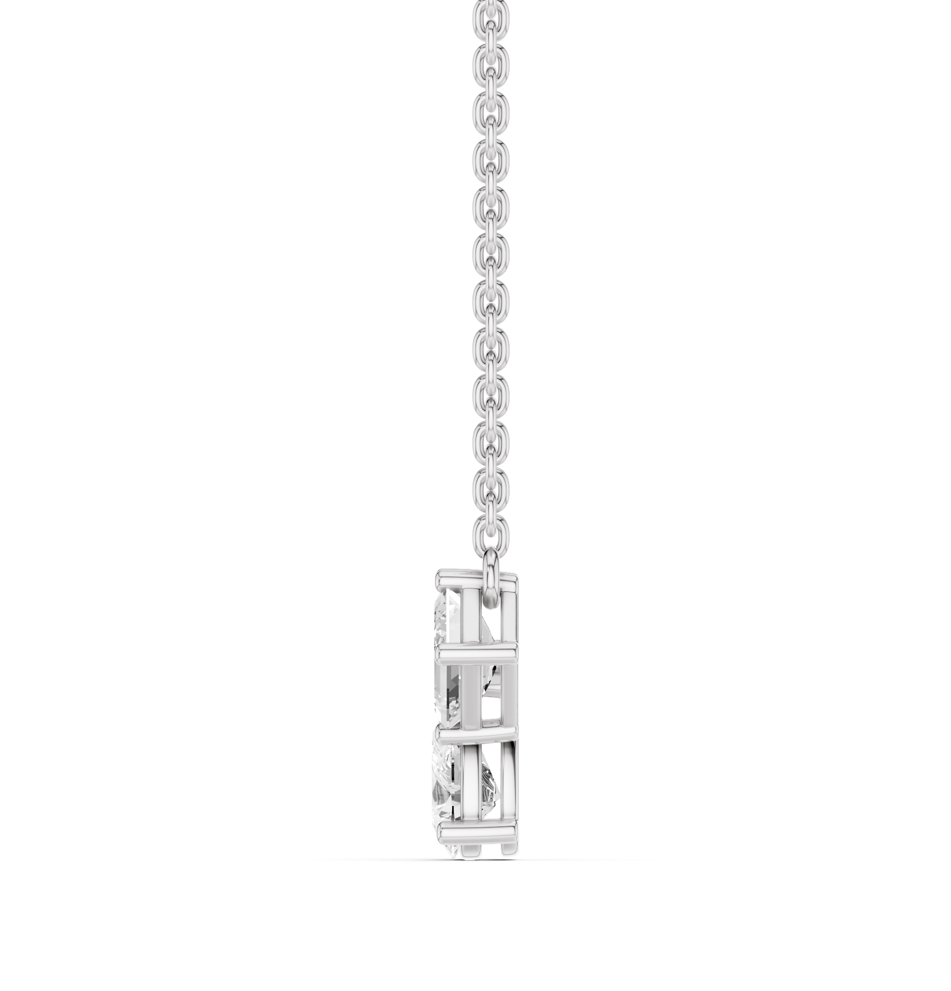 The Elarique Duo Diamond Pendant