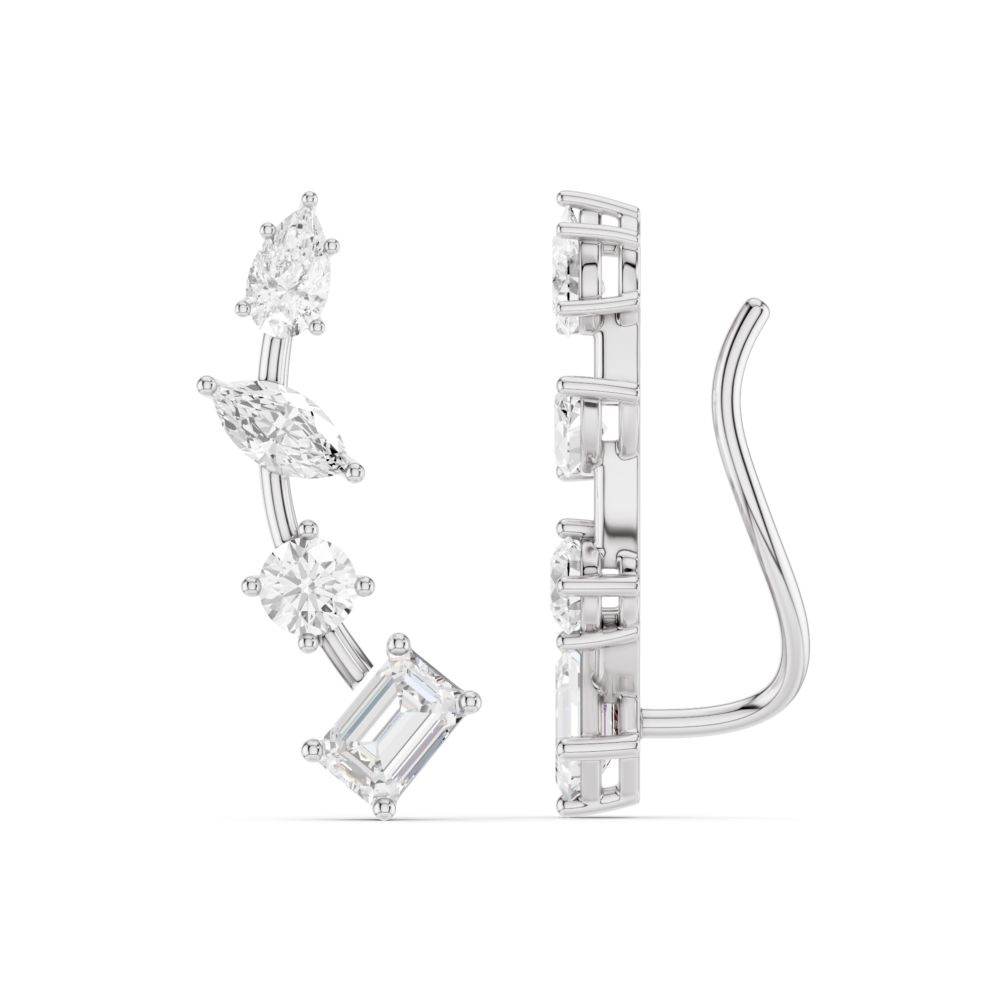 The Auralith Mosaic Diamond Earrings