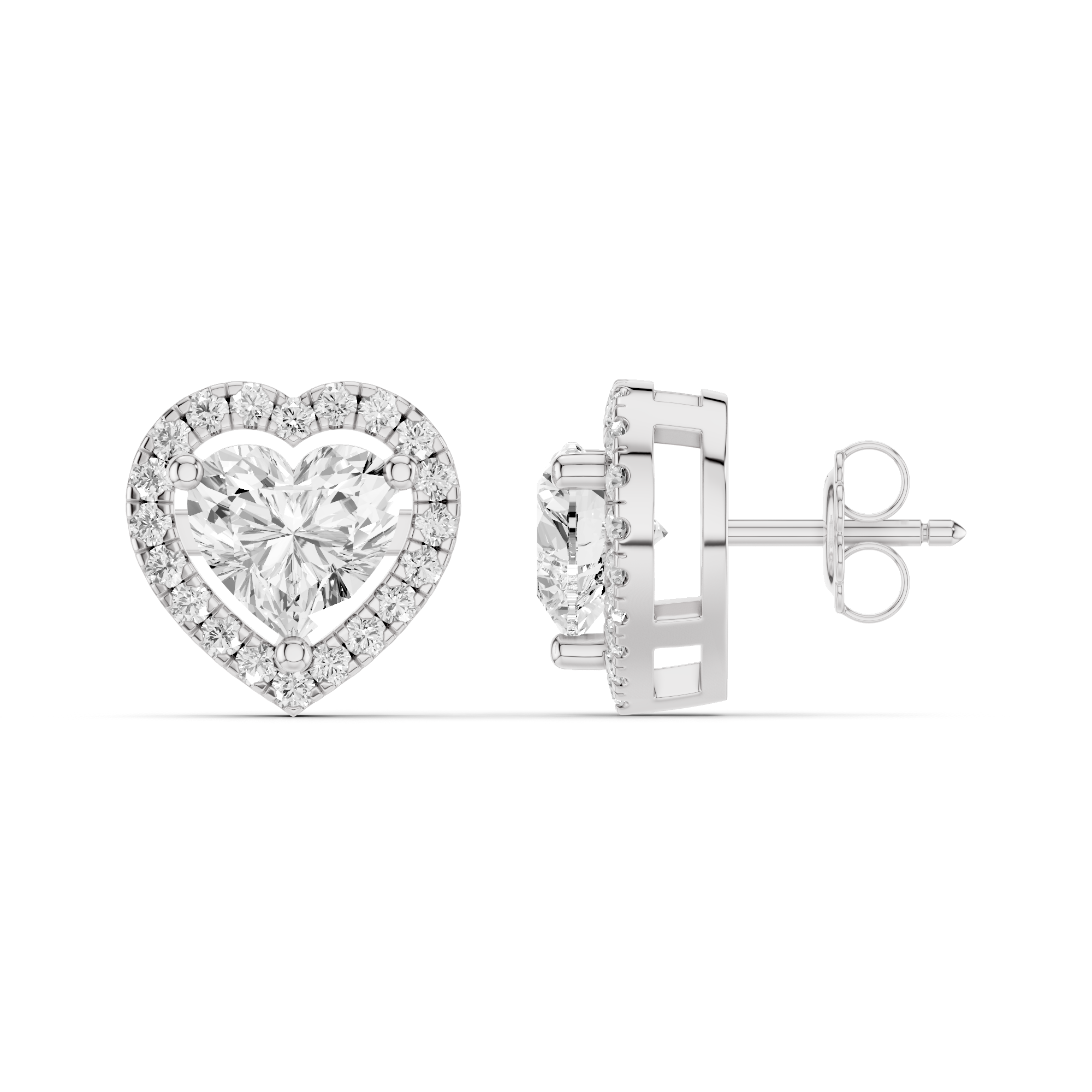 The Amorette Royale Diamond Earrings