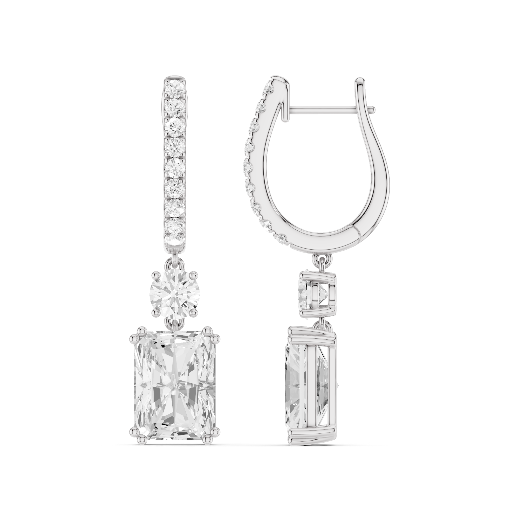 Orlina Lab Grown Diamond Earrings
