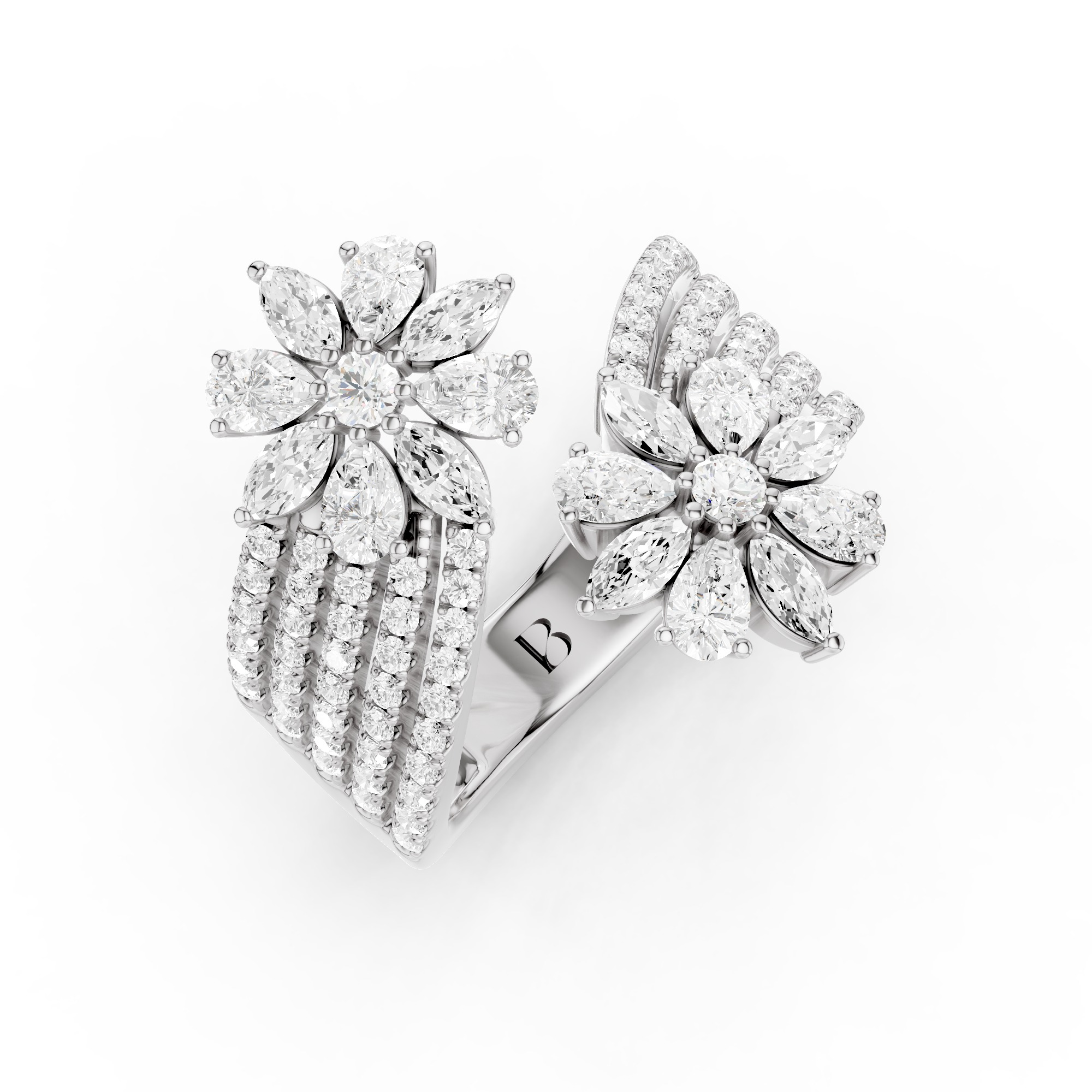 The Aurevine Mosaic Diamond Ring