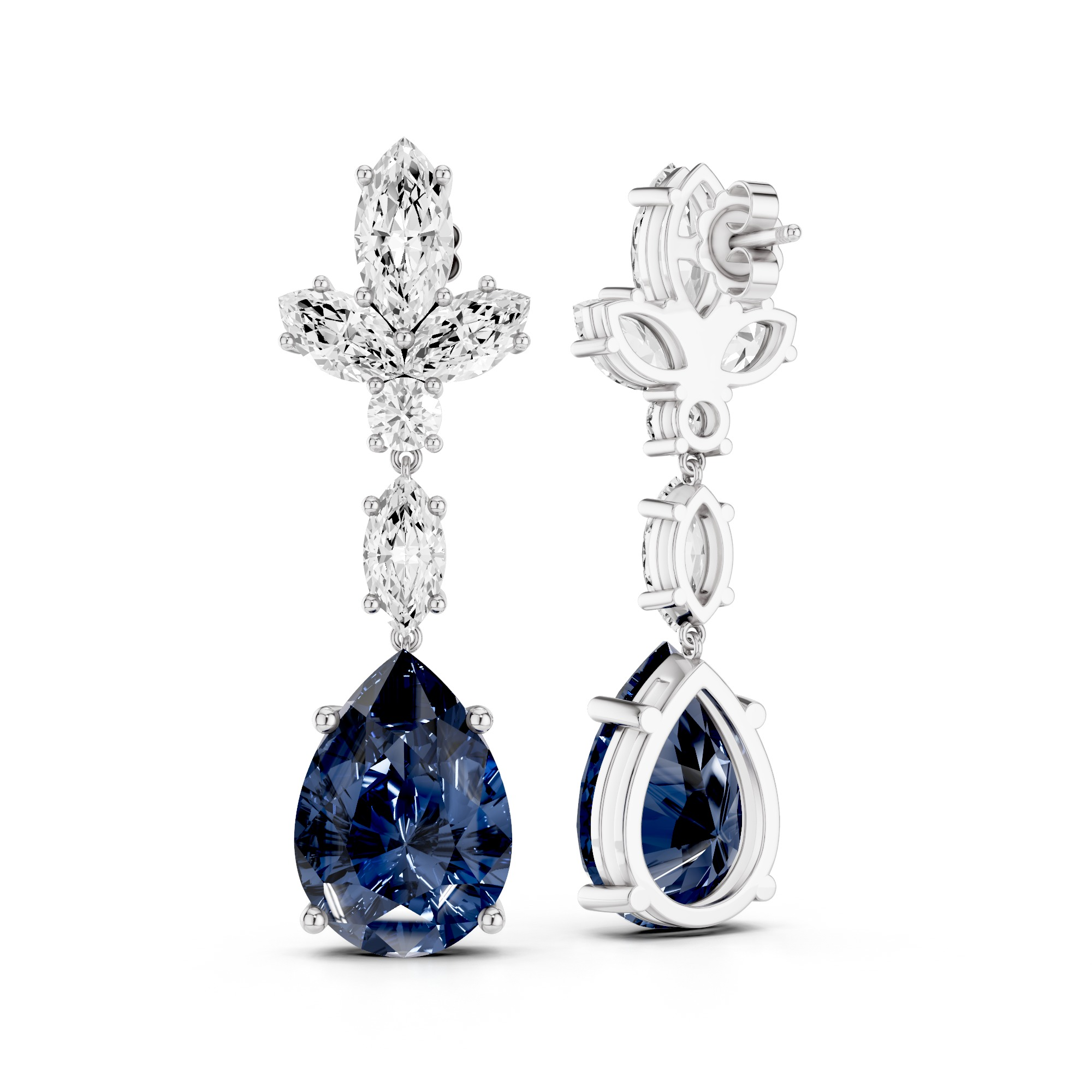 The Marquise Étoile Lab Grown Diamond Earrings
