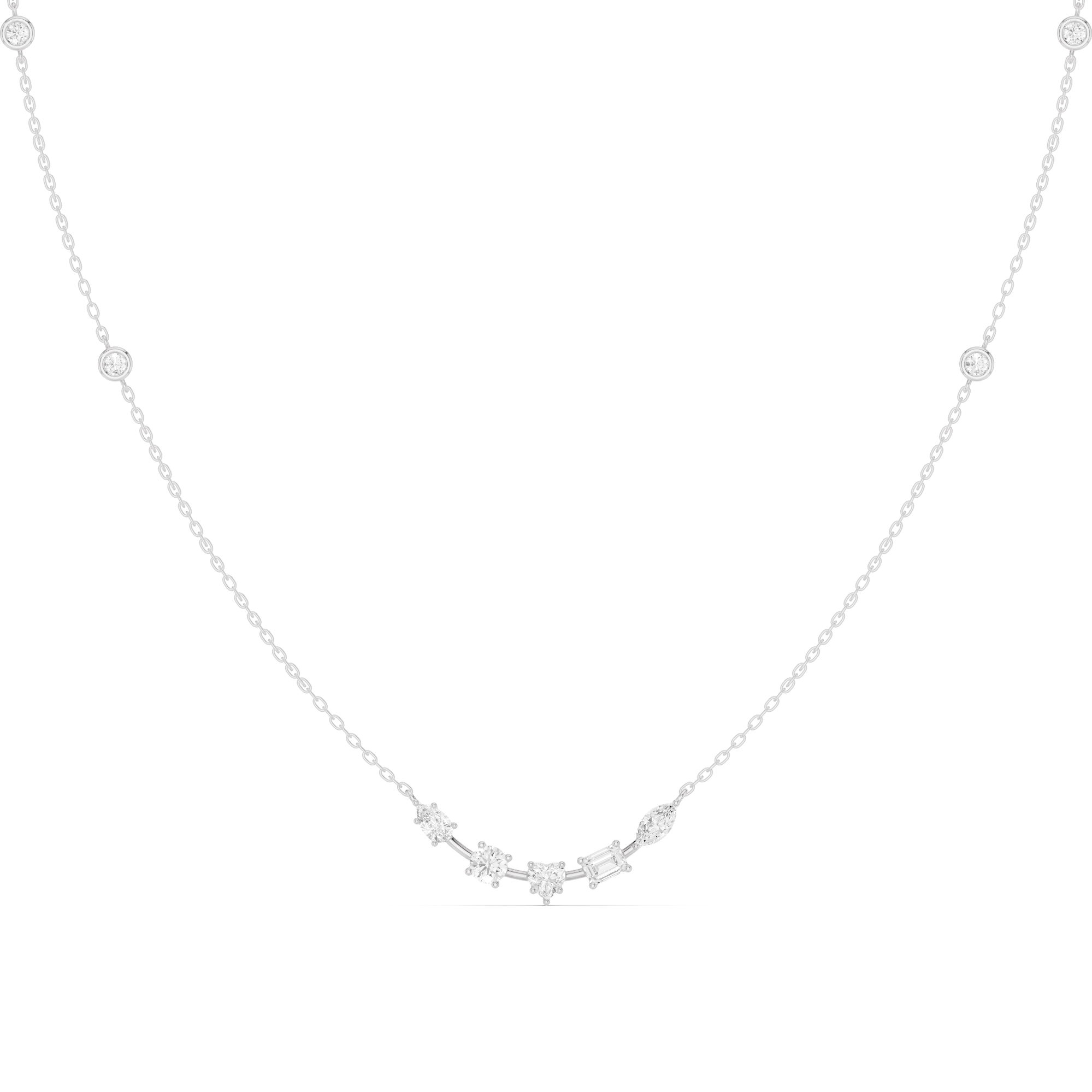 The Asterielle Mosaic Diamond Necklace
