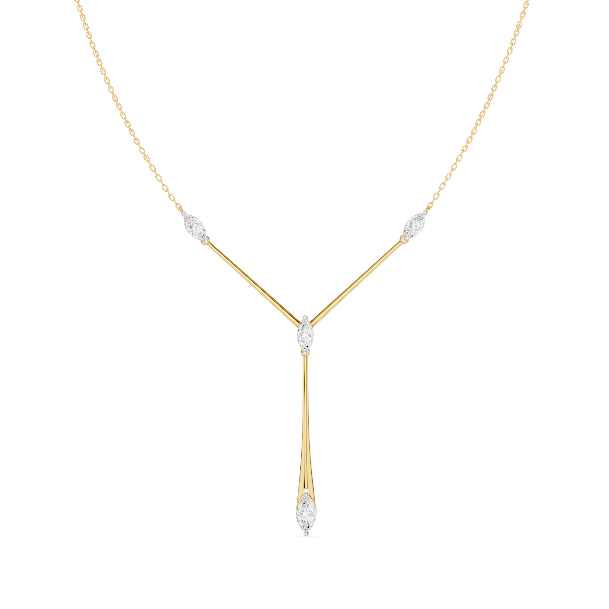 The Zyraelle Marquise Diamond Pendant