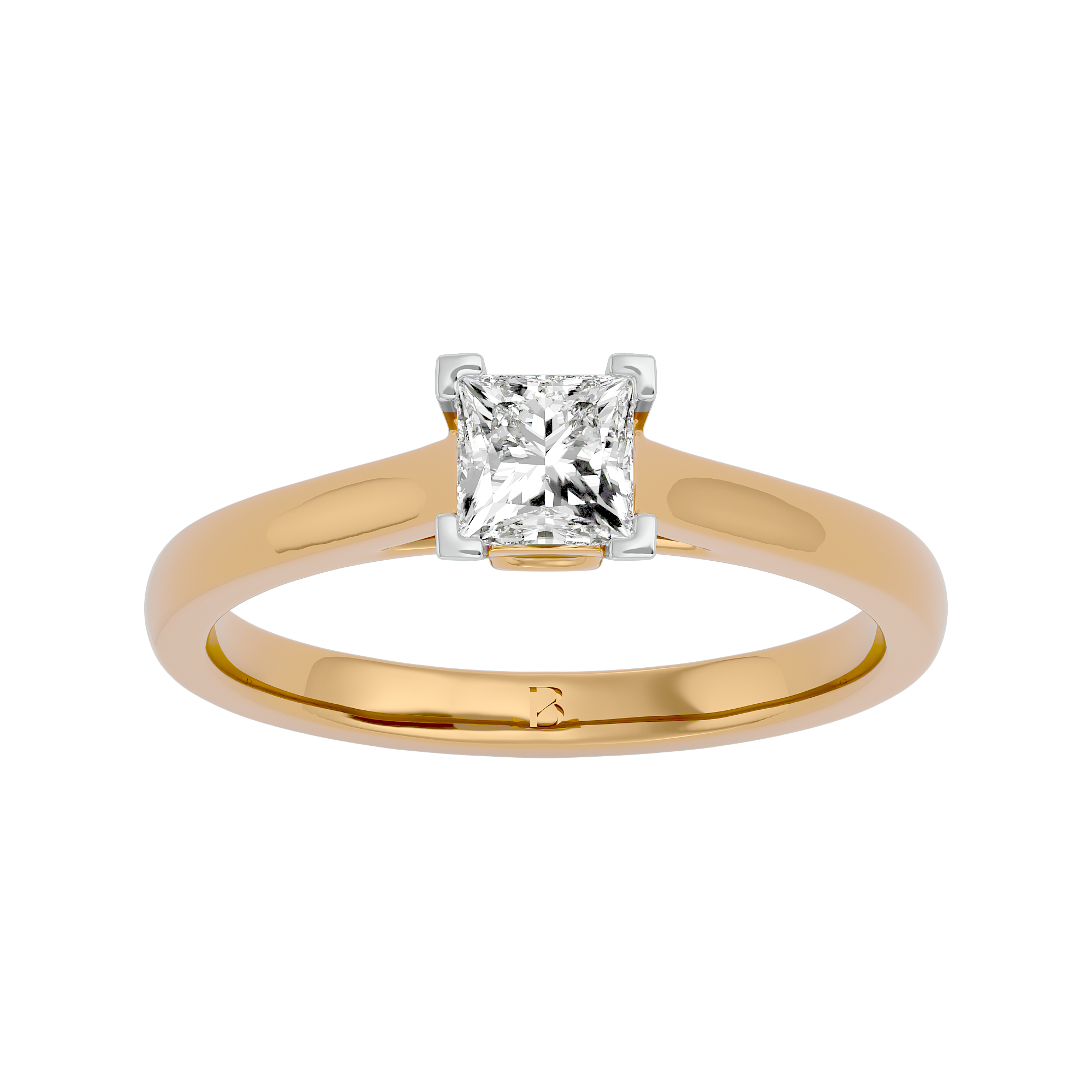 Yellow Gold Infinity For Life Solitaire Lab Grown Diamond Ring