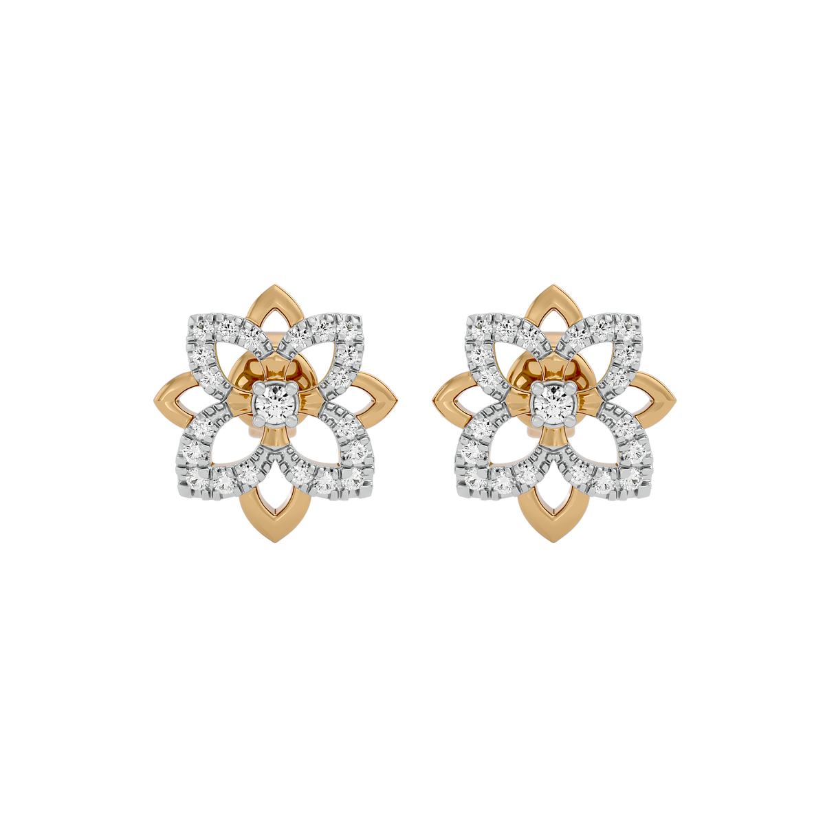 【HYERES LOR】24FW★ Essence Lab Diamond  Earrings 10K J91356-1W-WD-00002_3755038d-