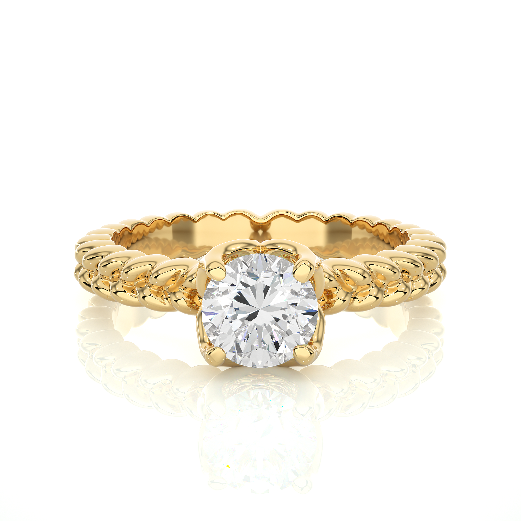 Love Me Knot Solitaire Lab Grown Diamond Ring