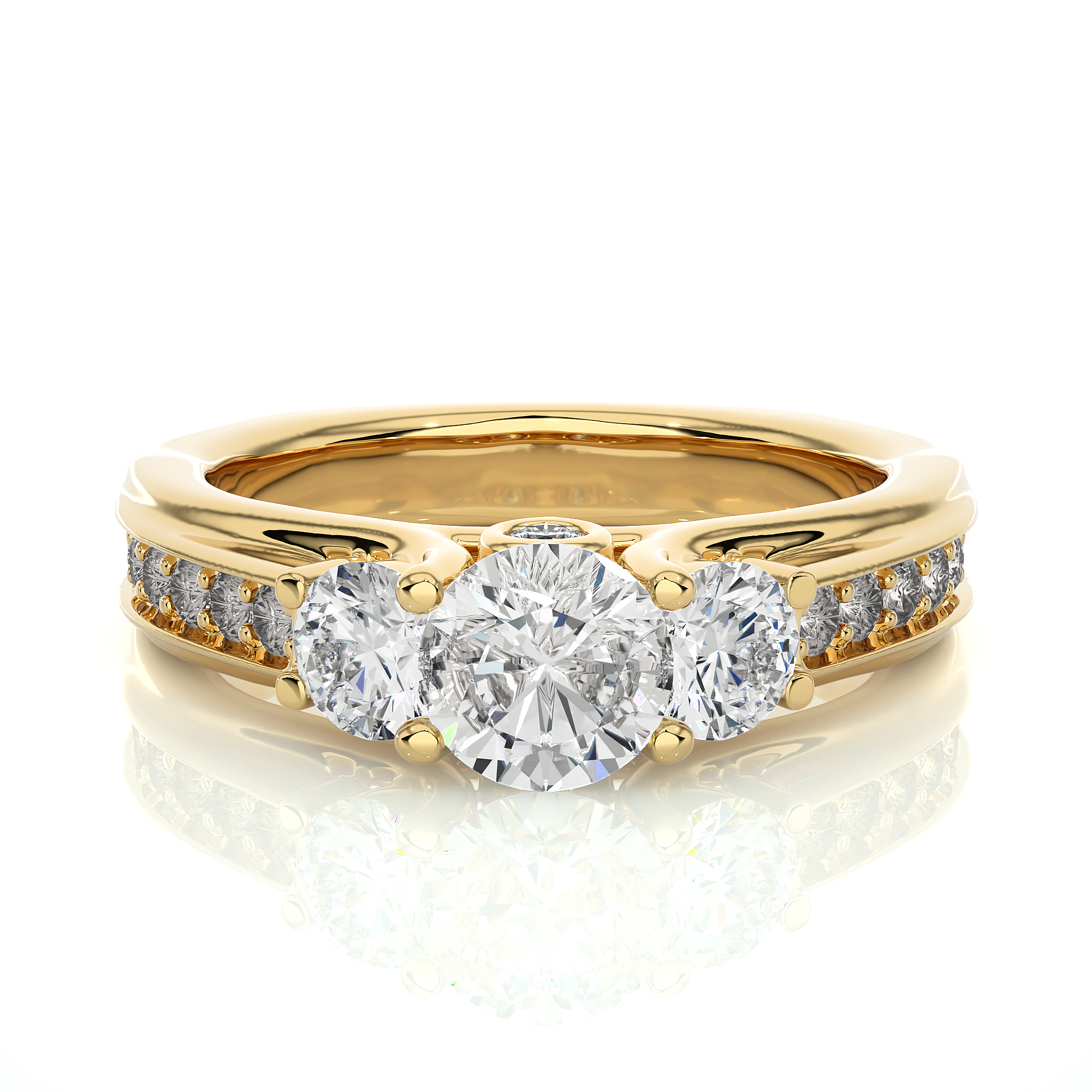 Denali Solitaire Lab Grown Diamond Ring
