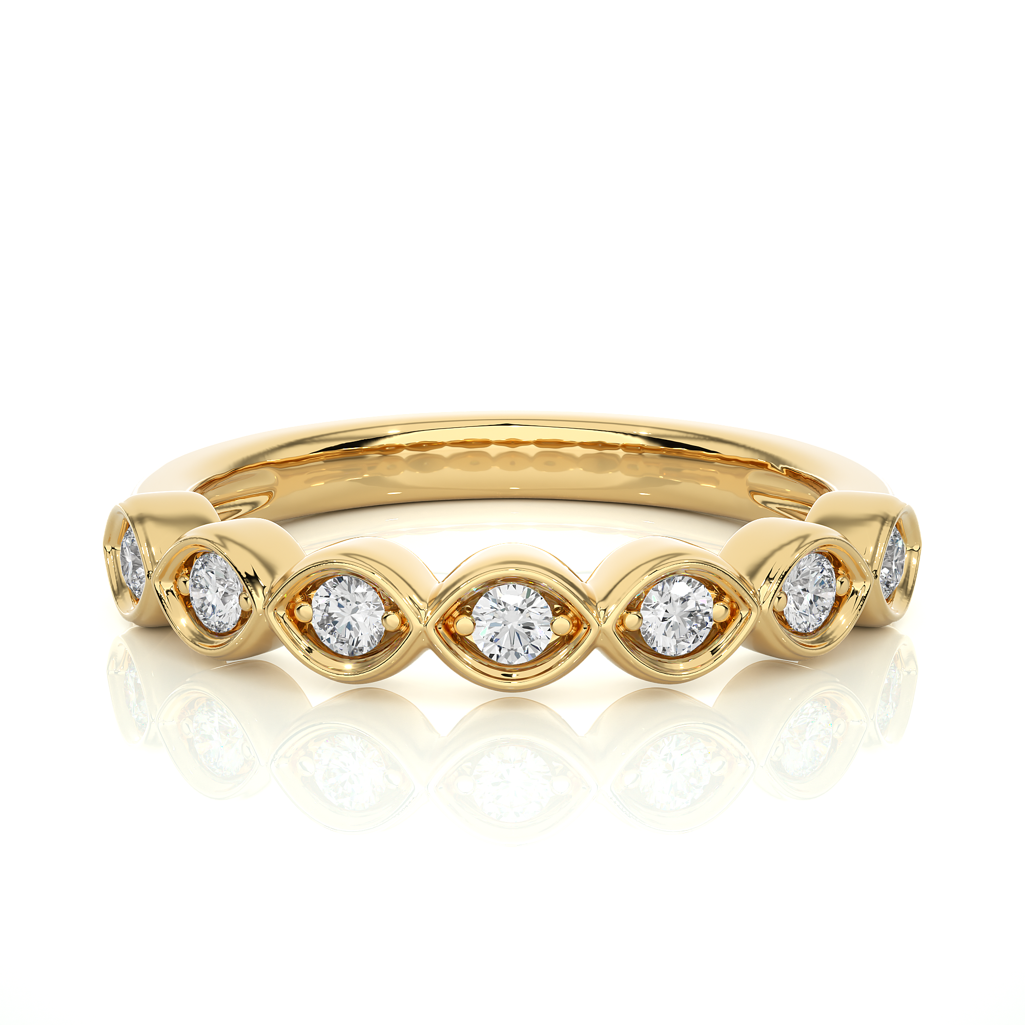 Love's Embrace Solitaire Lab Grown Diamond Ring