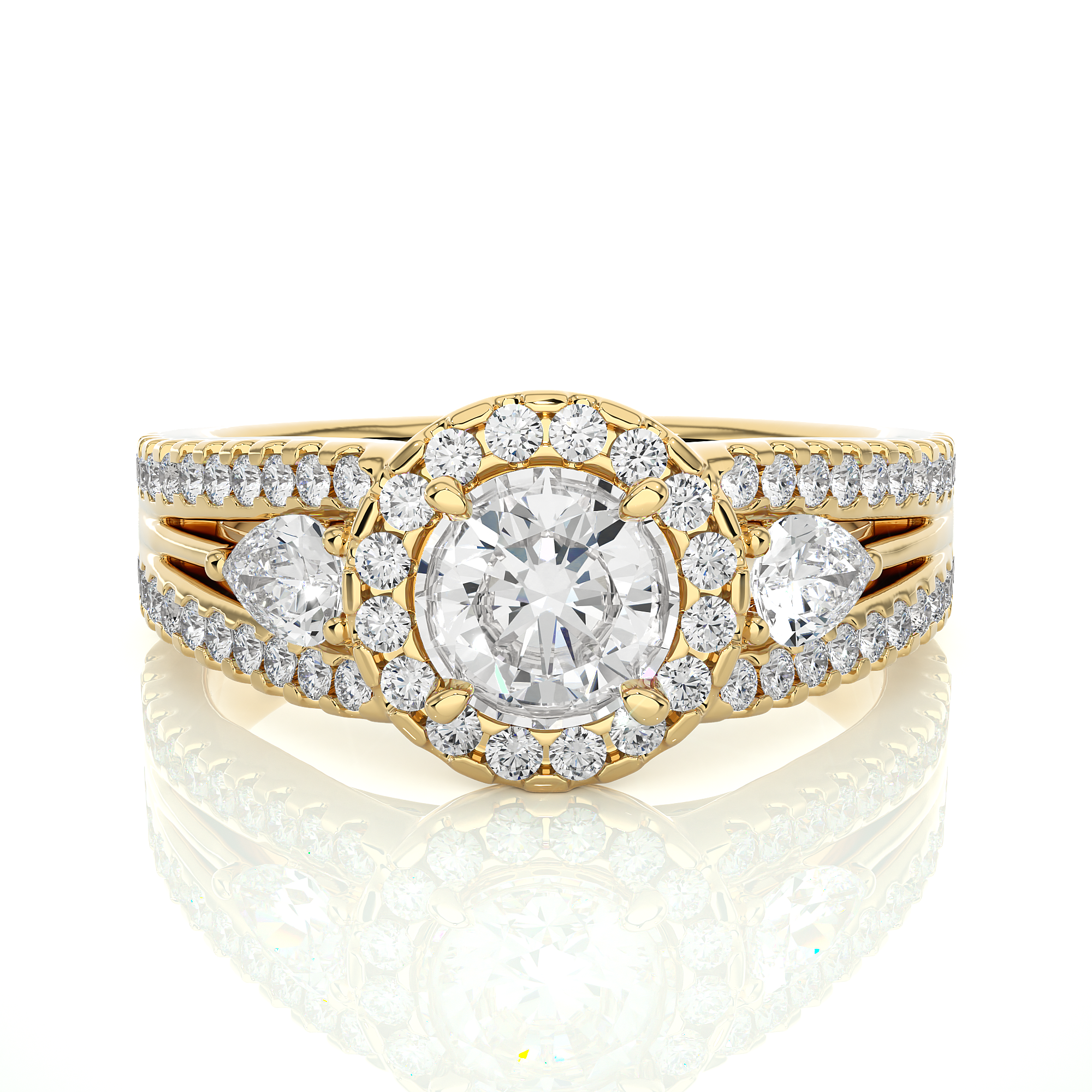 Blush Blossom Solitaire Lab Grown Diamond Ring