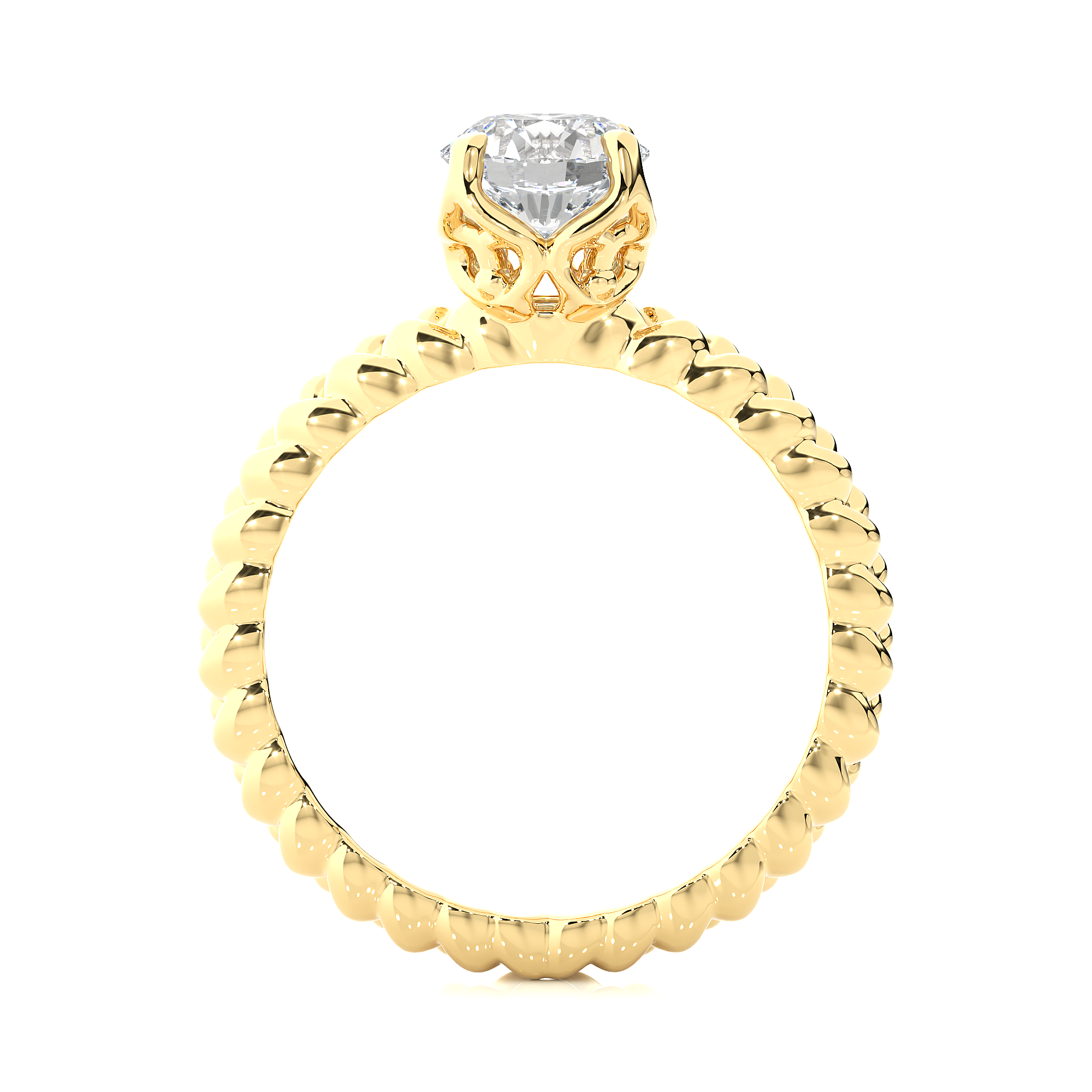 Love Me Knot Solitaire Lab Grown Diamond Ring