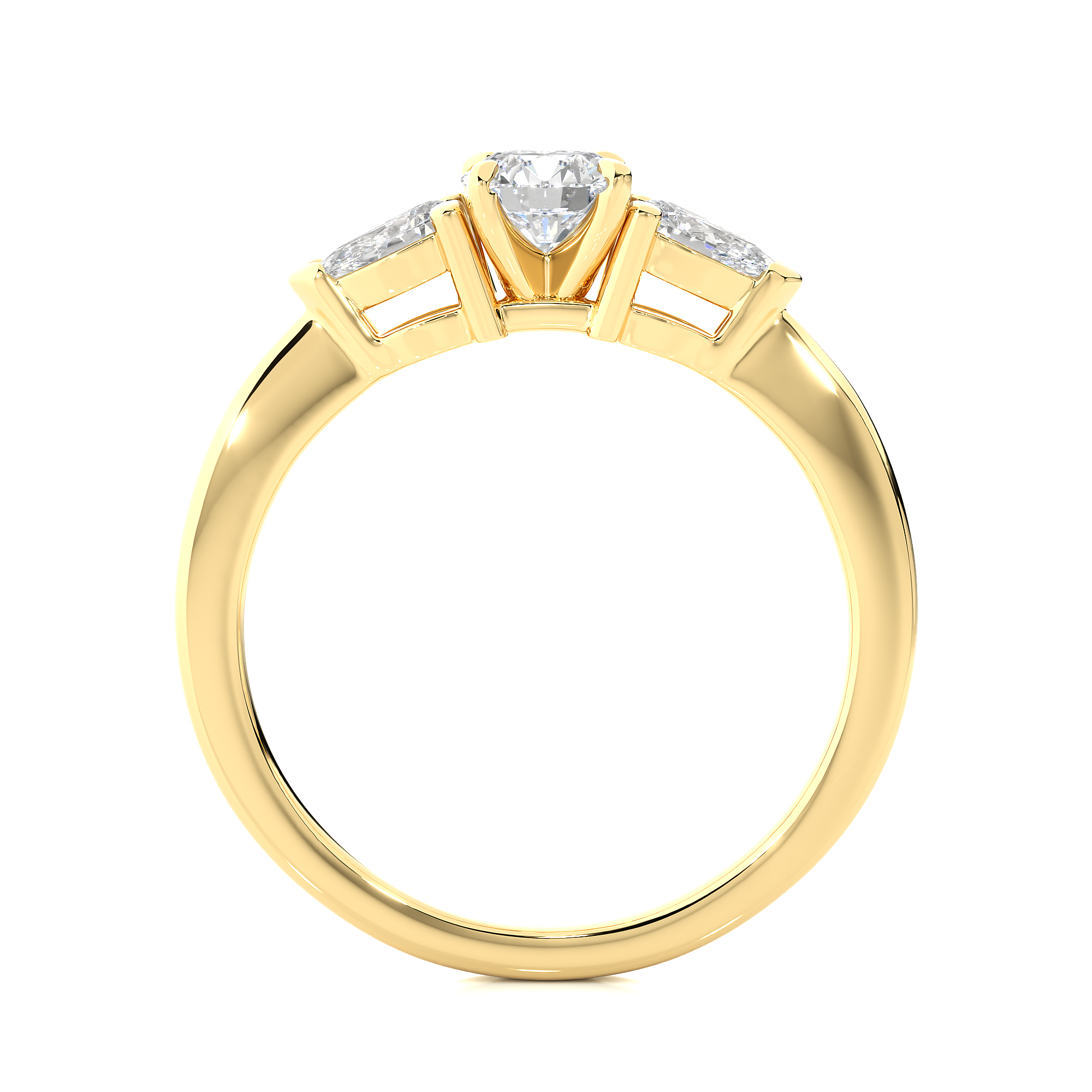 FlorIta Solitaire Lab Grown Diamond Ring