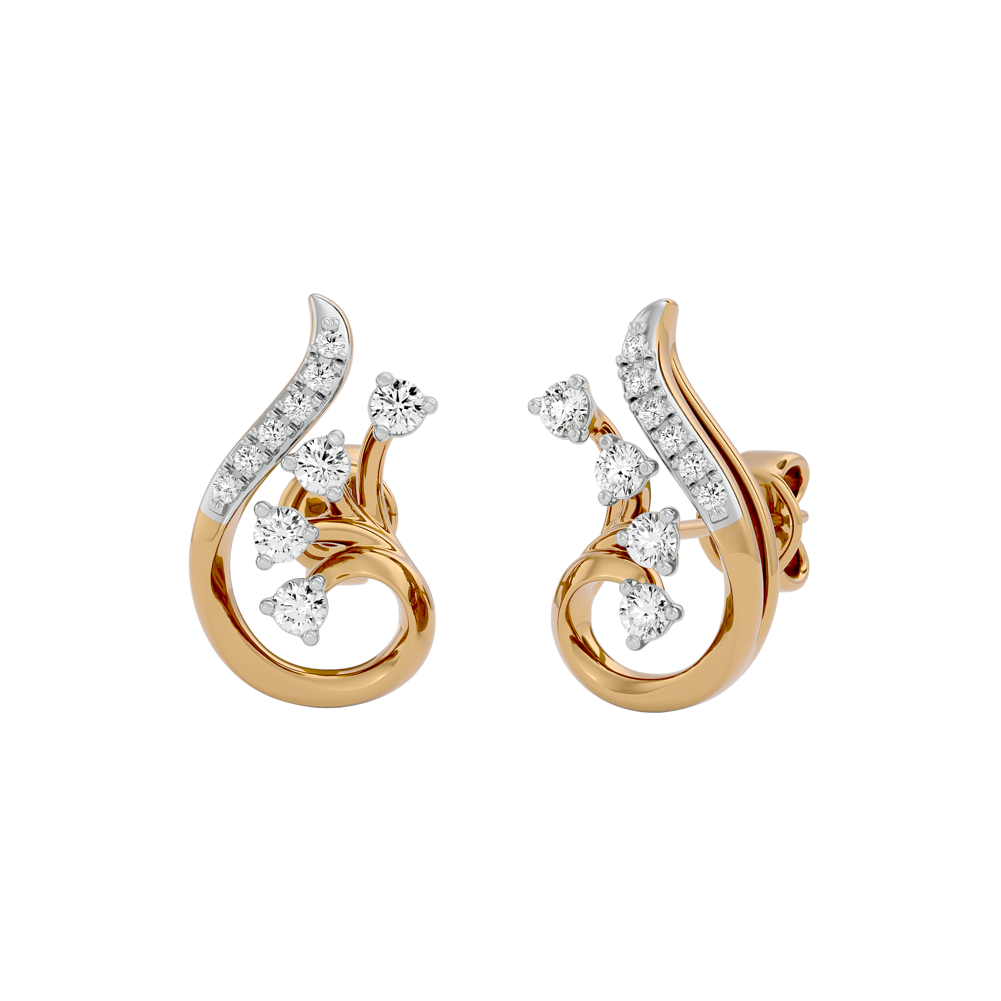 Elegant Embrace Lab Grown Diamond Earrings