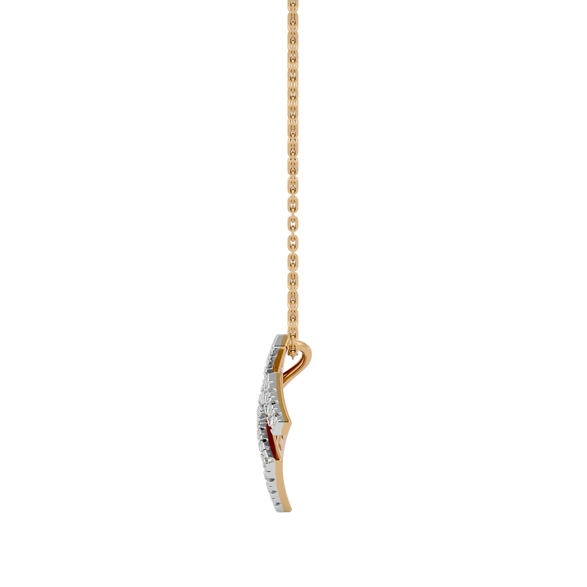 Swastik Lab Grown Diamond Pendant