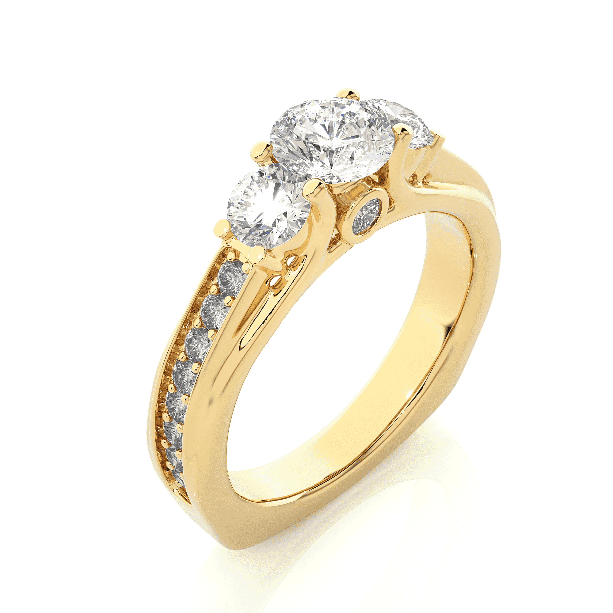 Denali Solitaire Lab Grown Diamond Ring