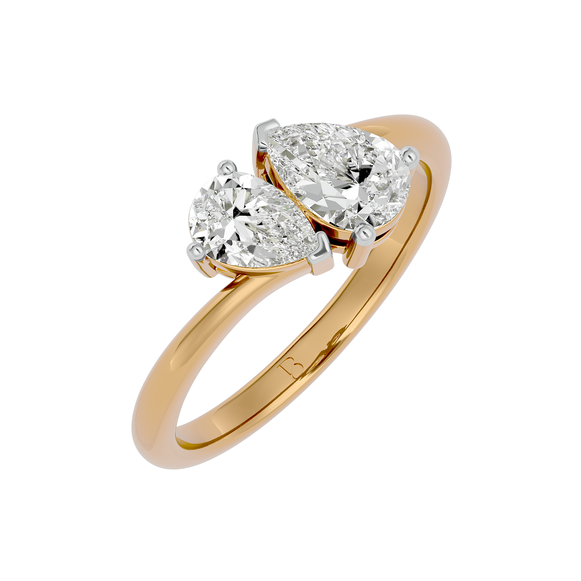 Eternal Blend Solitaire Lab Grown Diamond - Yellow Gold Ring 