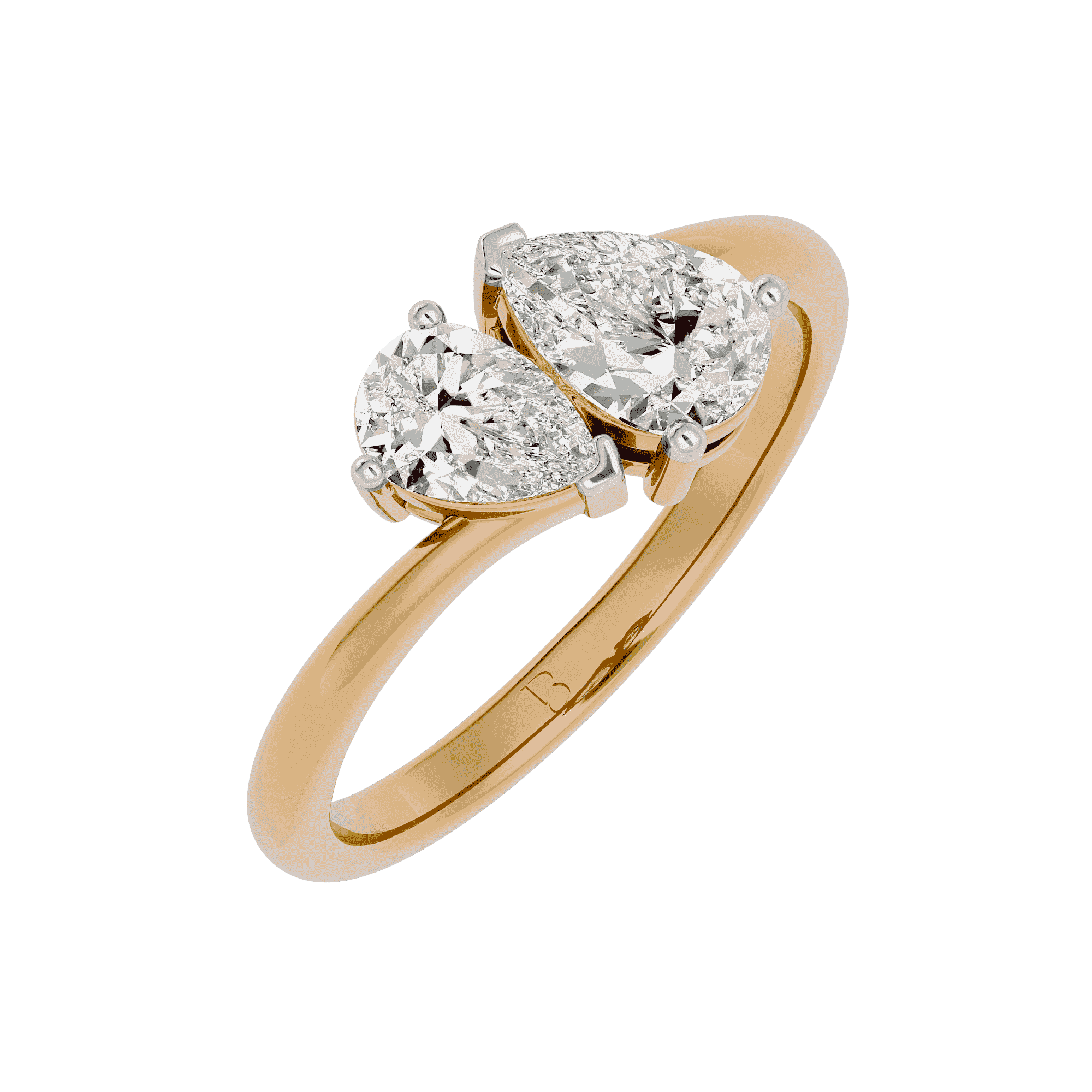 Eternal Blend Solitaire Lab Grown Diamond - Yellow Gold Ring 