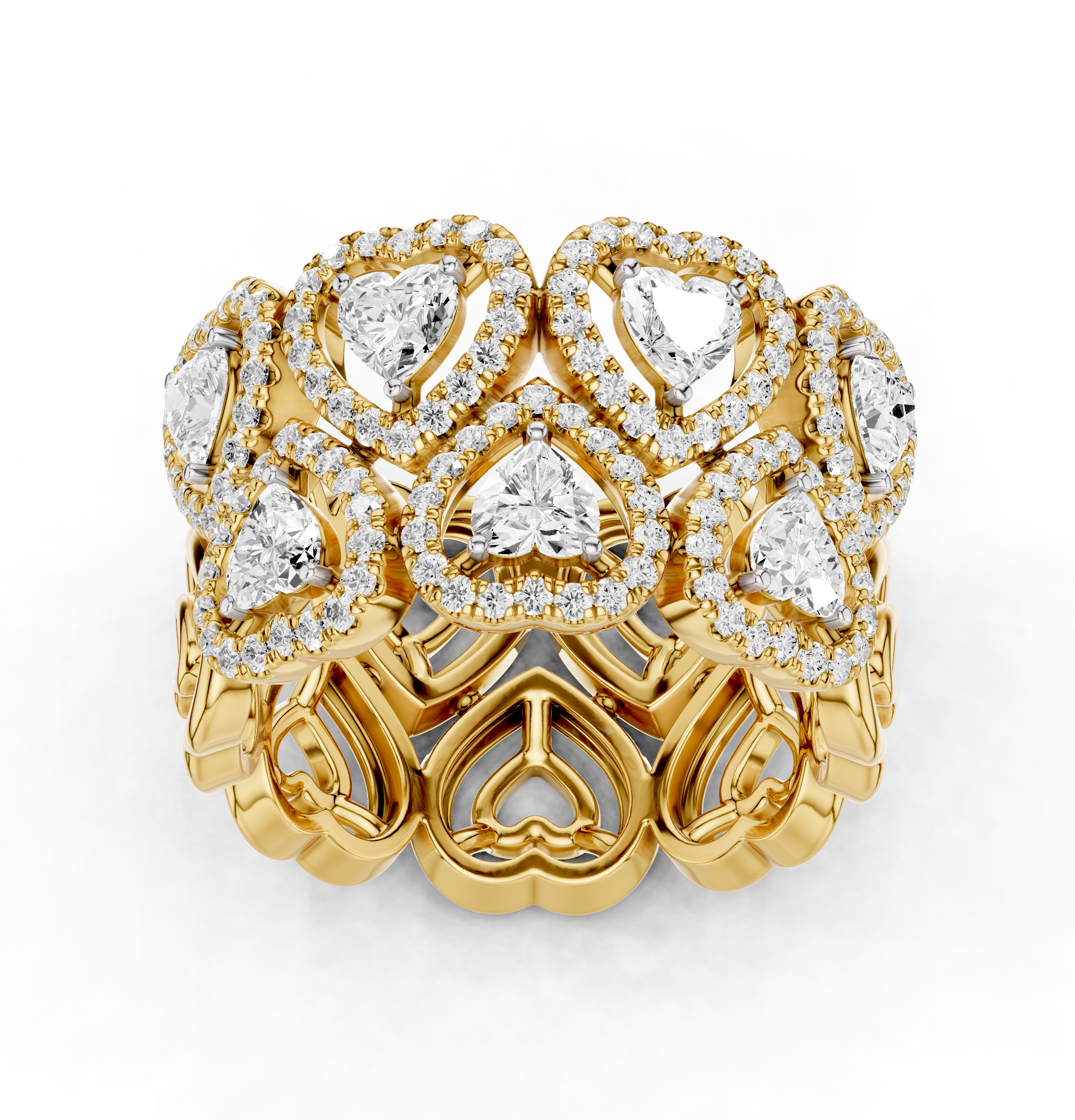 The Amelisse Heart Diamond Ring