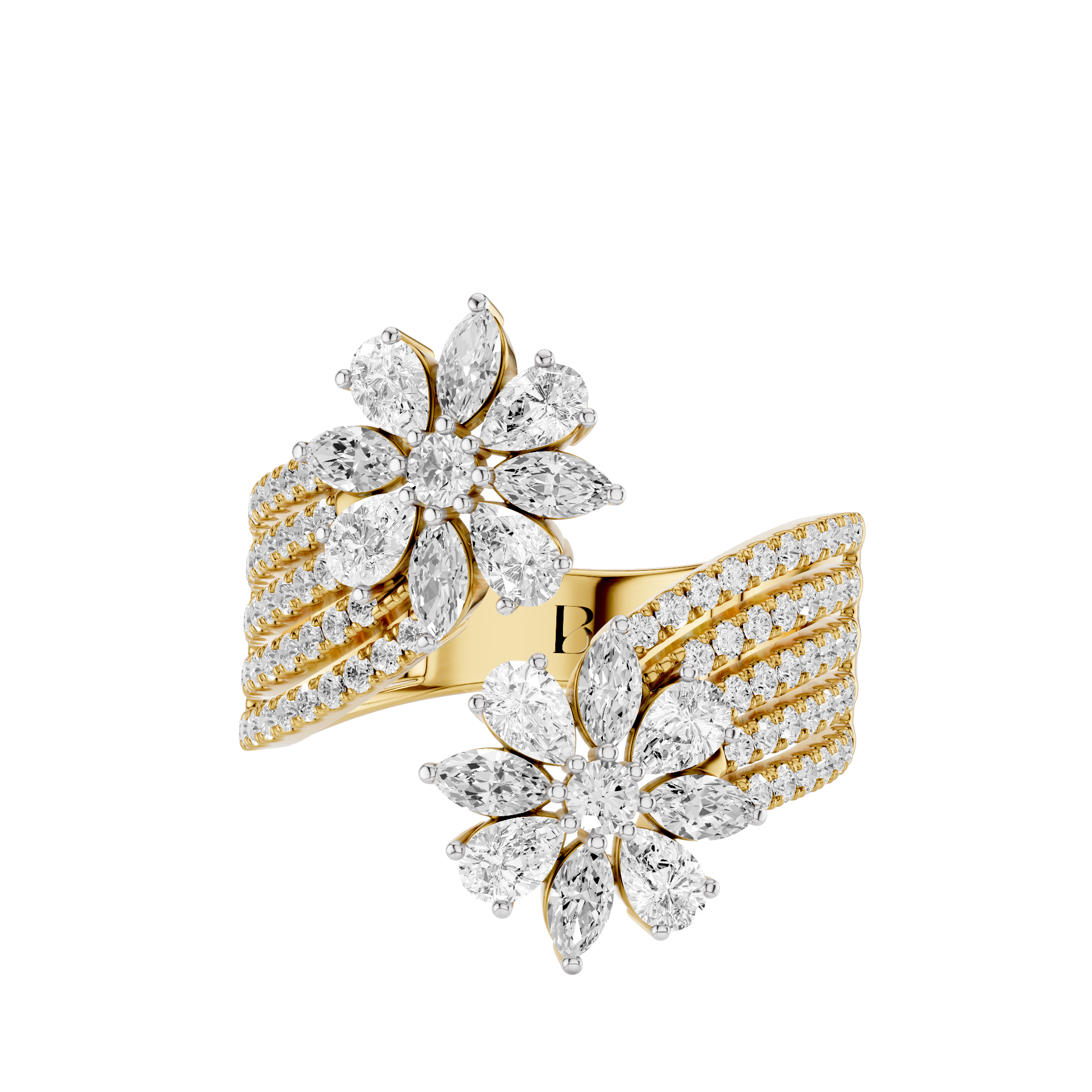 The Aurevine Mosaic Diamond Ring