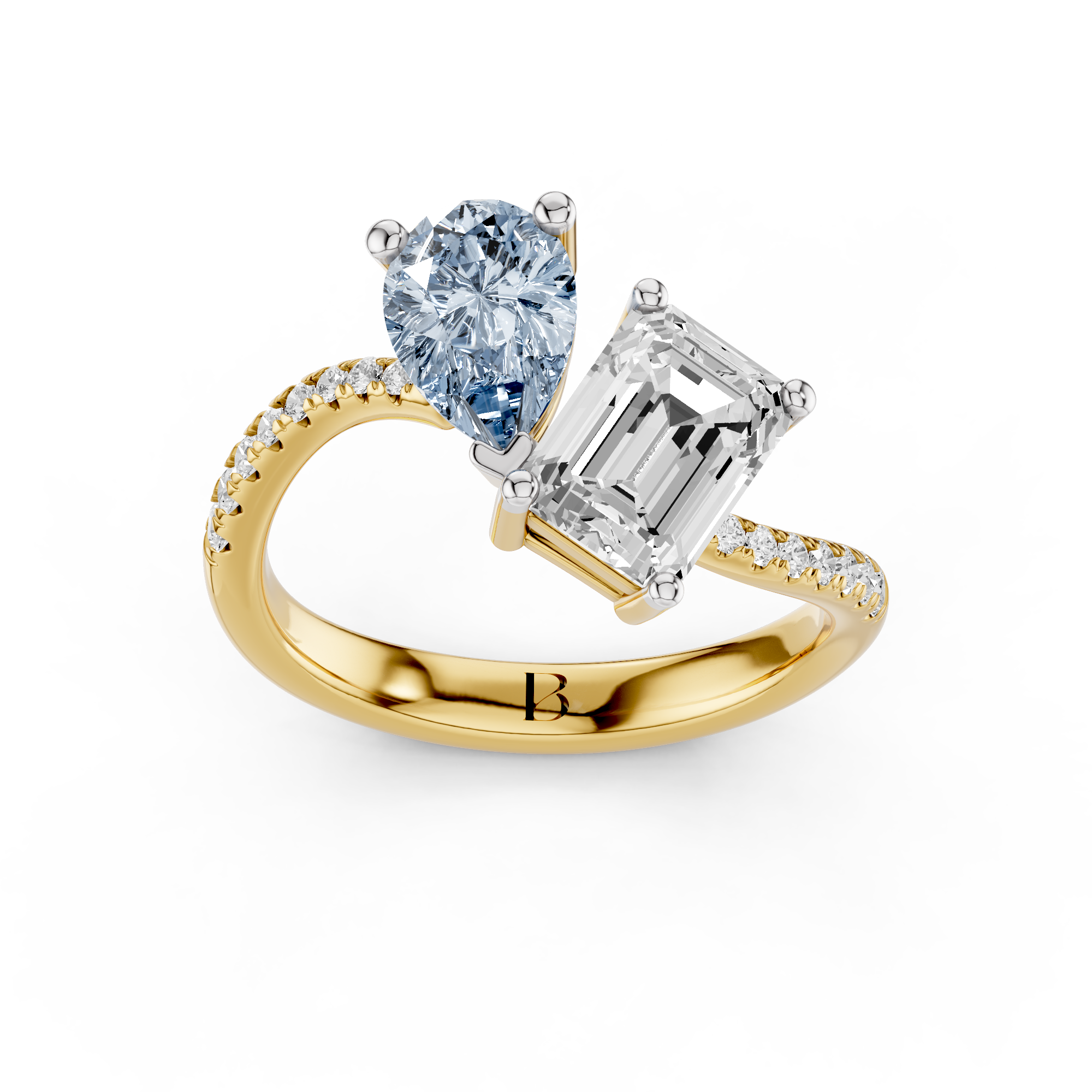 The Aurevienne Trinity Diamond Ring