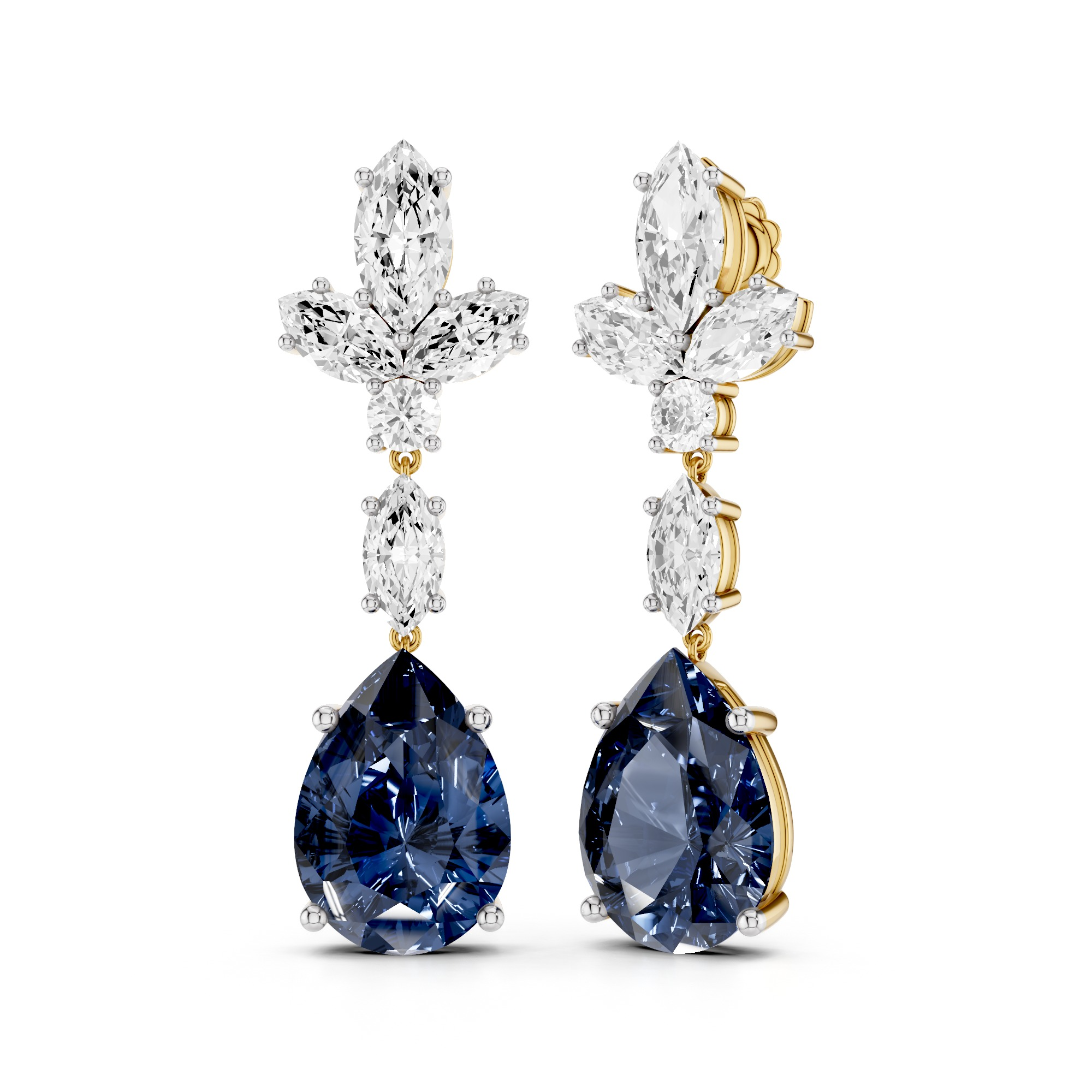 The Marquise Étoile Lab Grown Diamond Earrings