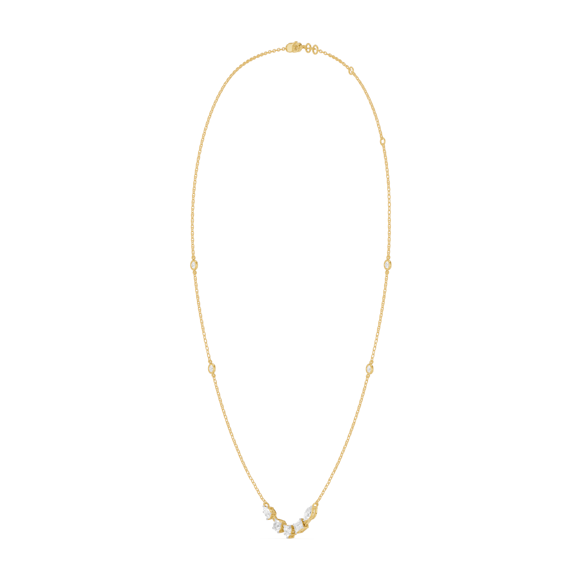 The Asterielle Mosaic Diamond Necklace