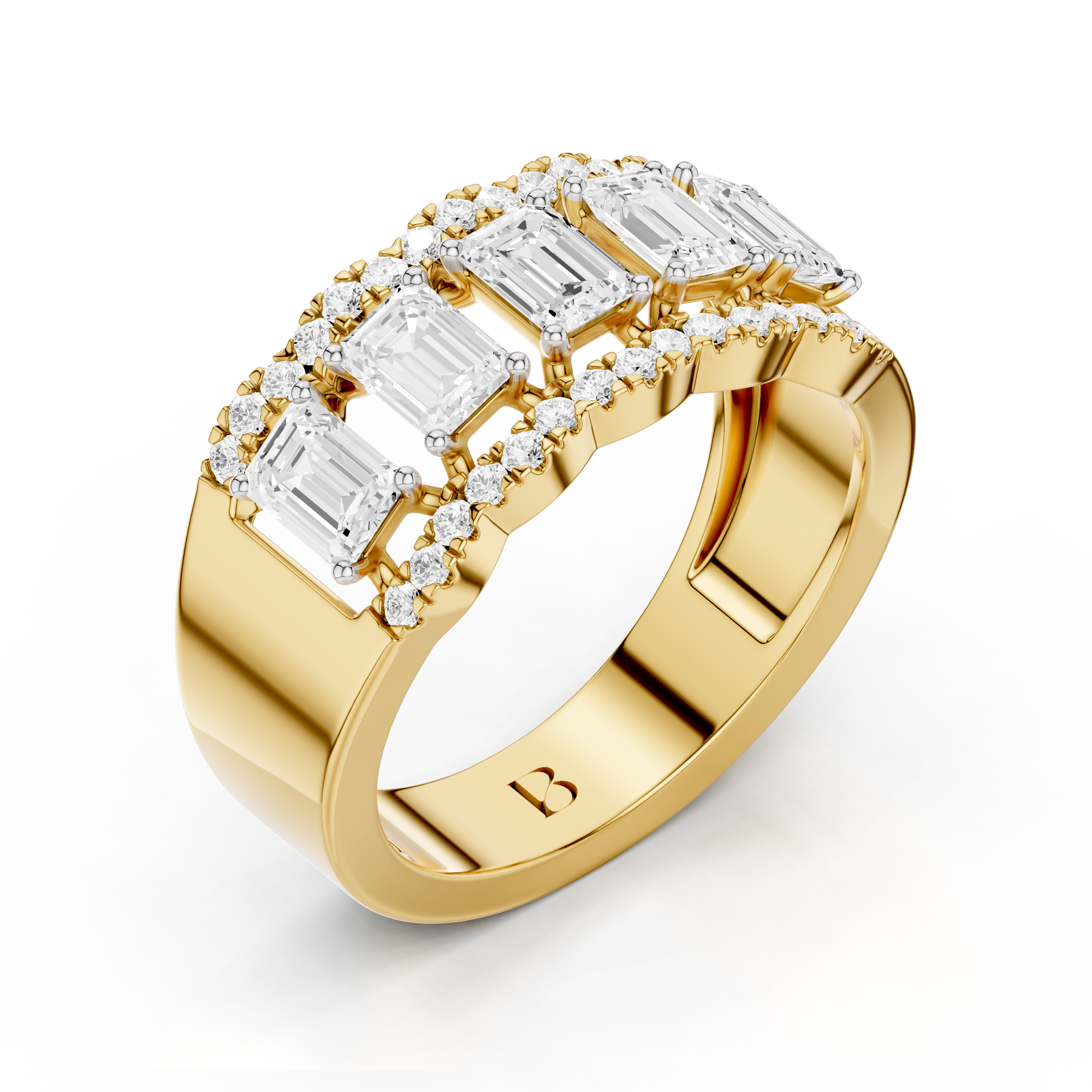 The Orivelle Prism Diamond Ring