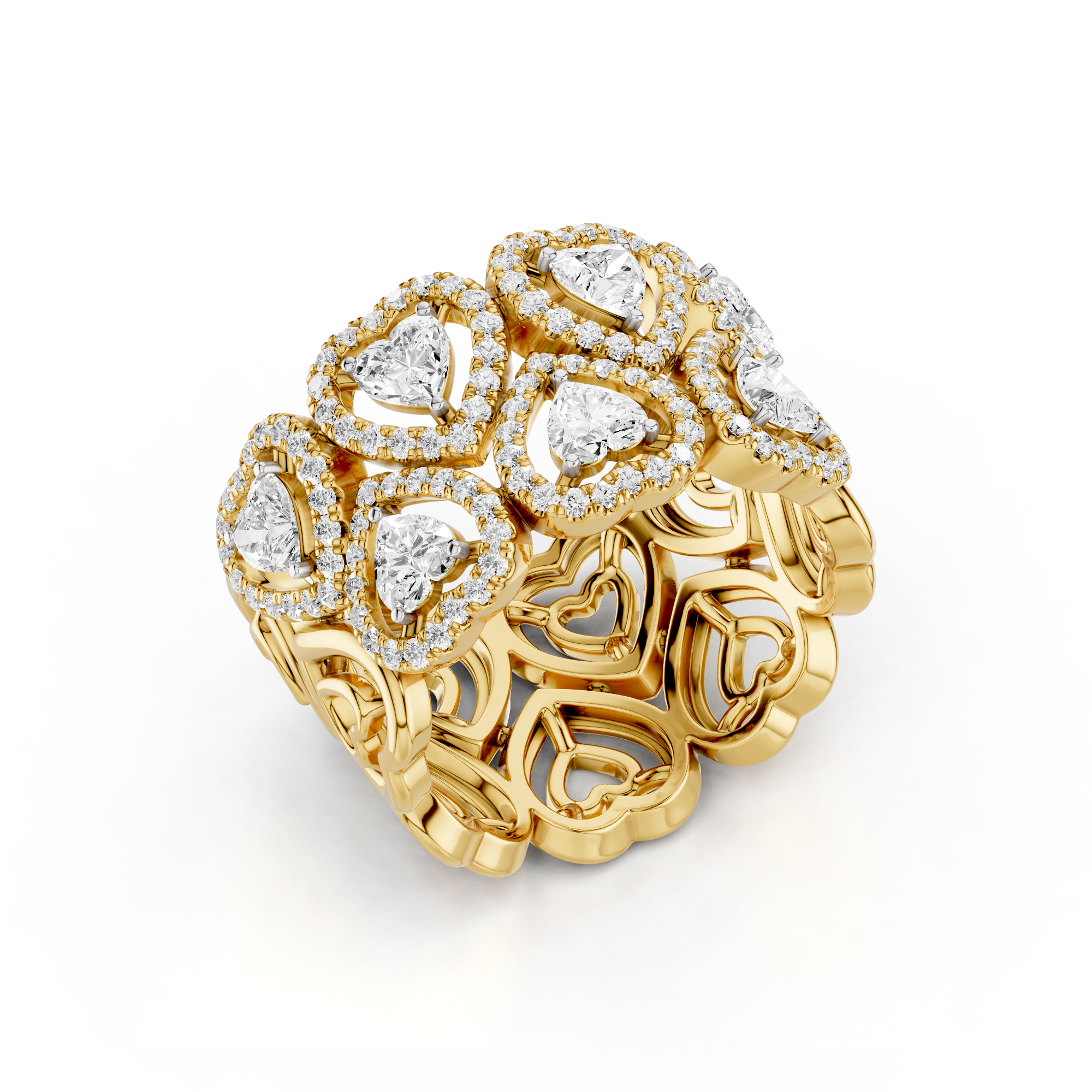 The Amelisse Heart Diamond Ring