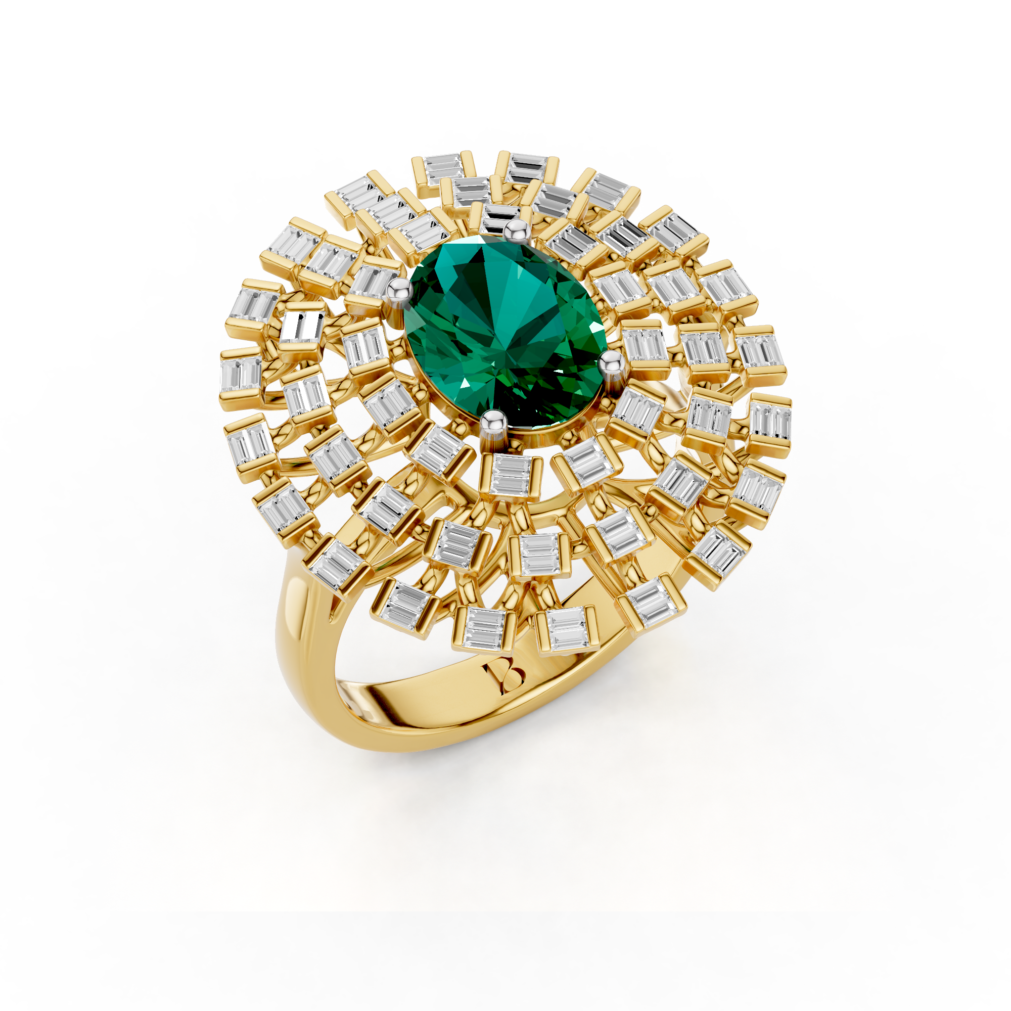 The Valençe Baguette Lab Grown Diamond Ring