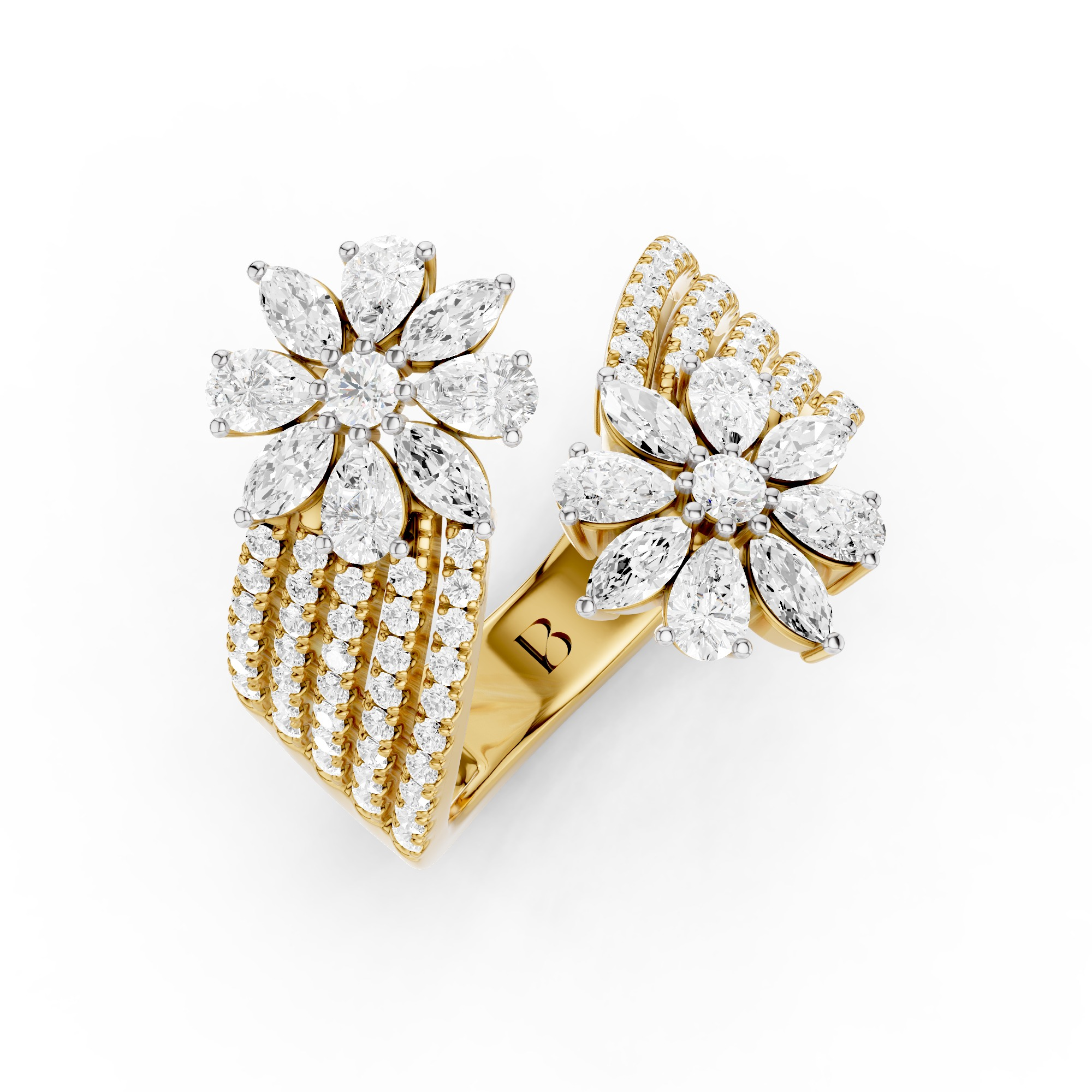 The Aurevine Mosaic Diamond Ring